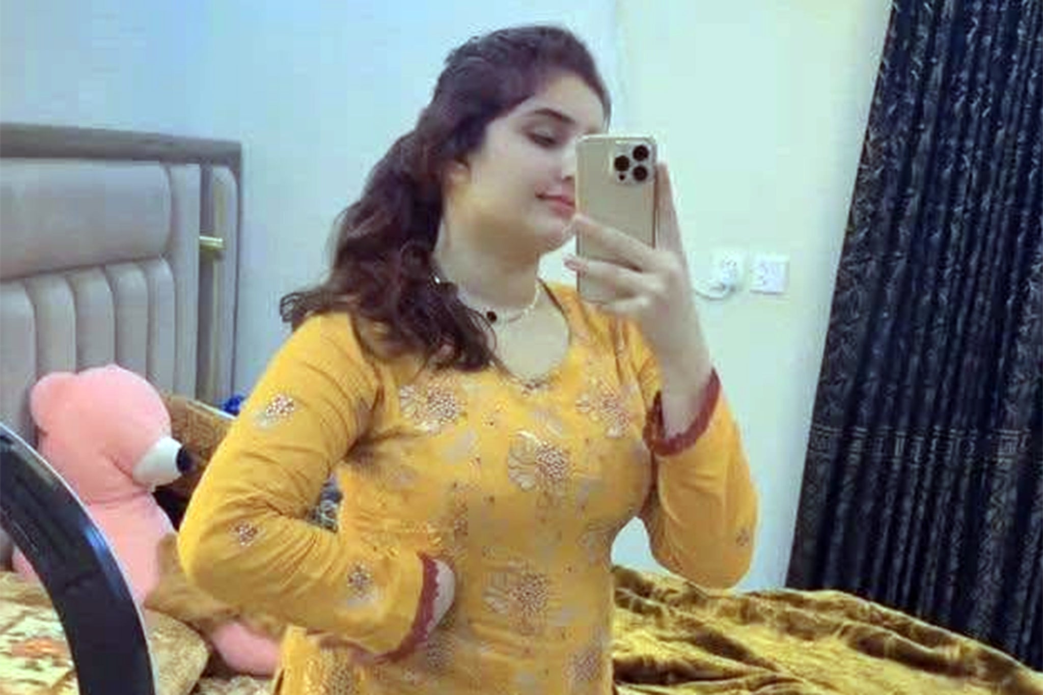 Shamso Bibi, also known as Gilamana Ayesha, influencer shot dead in Pakistan.