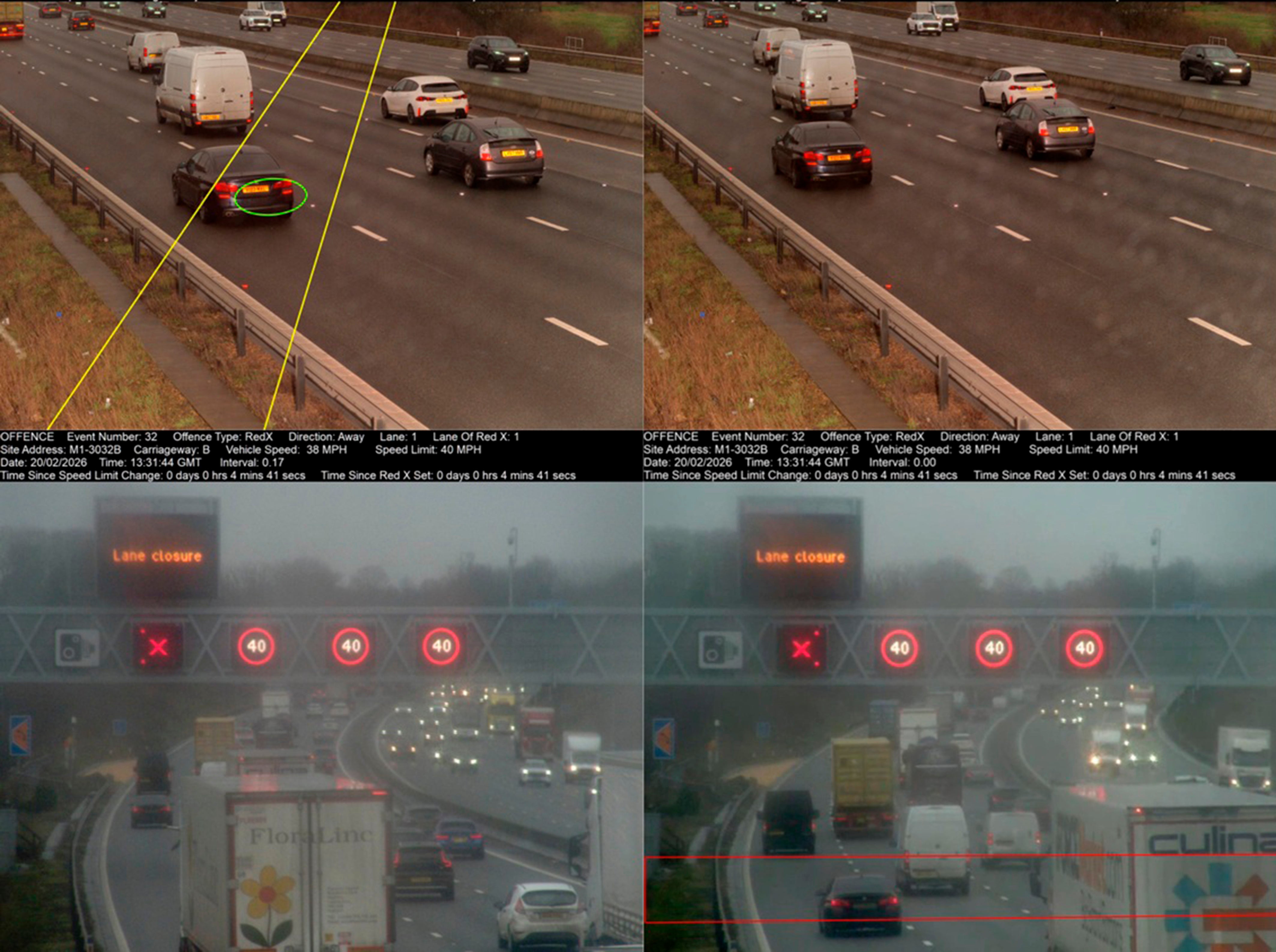 Smart motorway drivers have been hit with criminal convictions and more than £100,000 in fines, court costs and victim surcharges this year for ignoring 