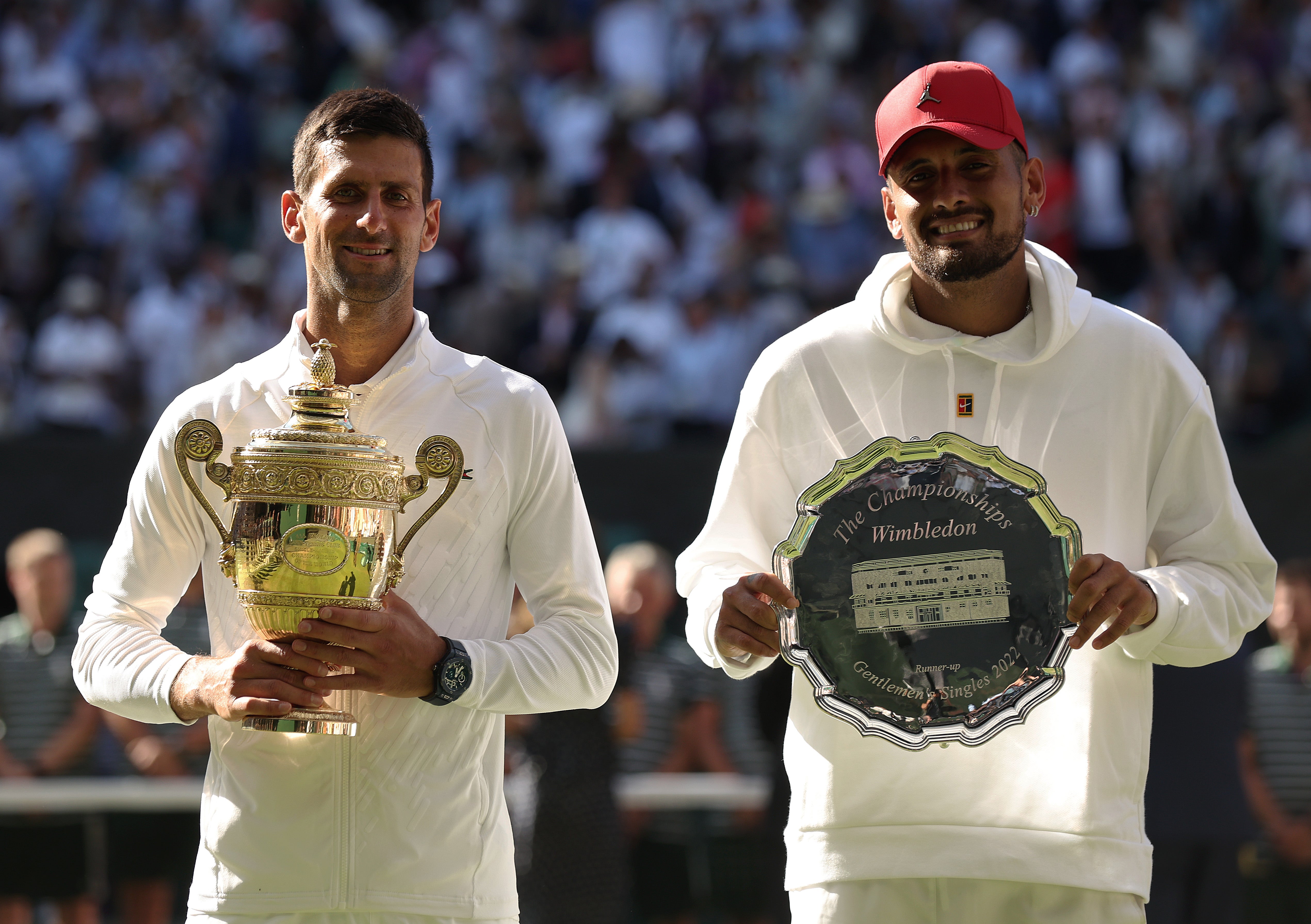 Kyrgios' peak was a final appearance at Wimbledon in 2022, where he lost to Novak Djokovic