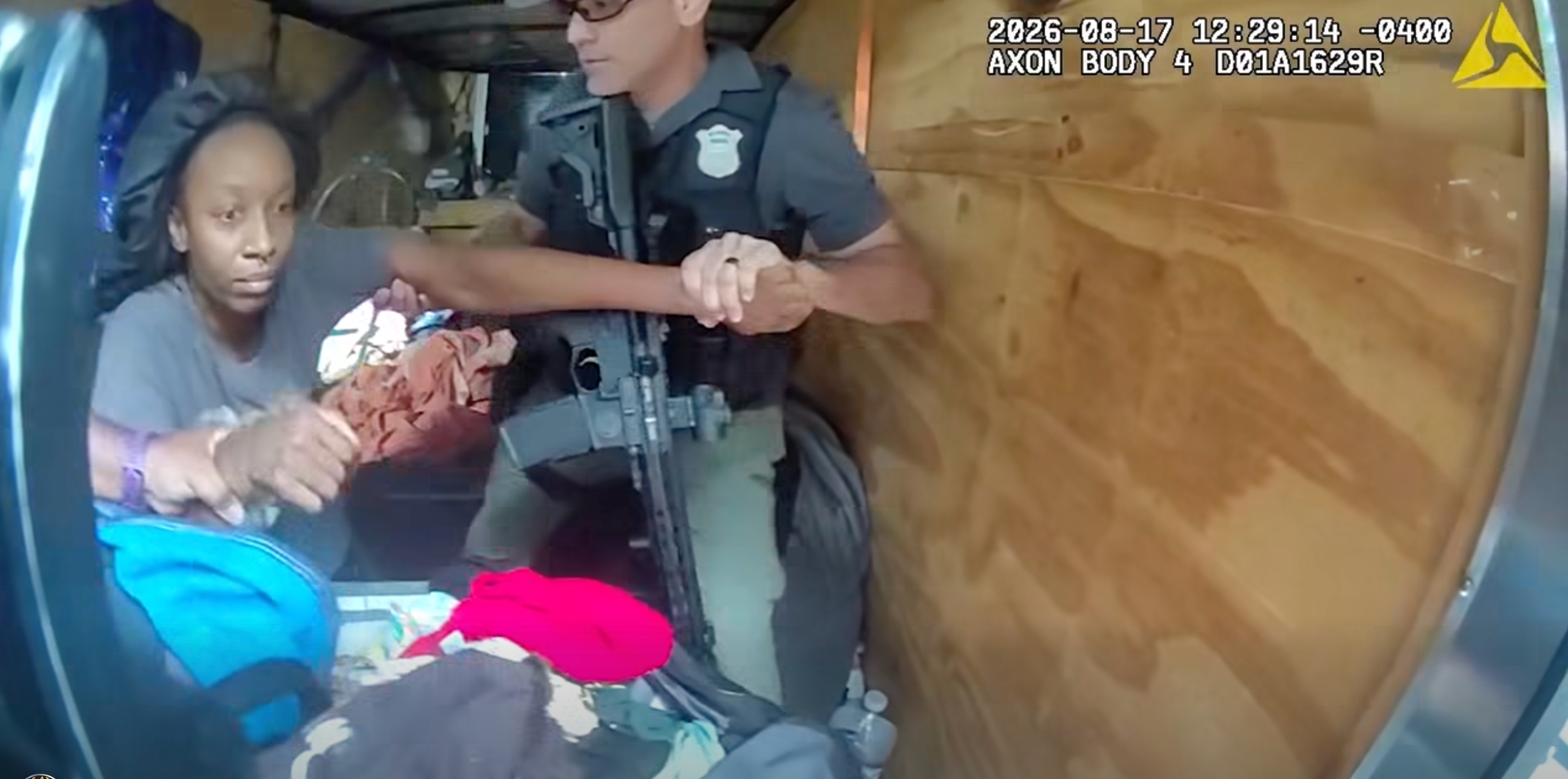 Brown was arrested Monday and charged with two counts of kidnapping and two counts of cruelty to children (Atlanta Police Department)