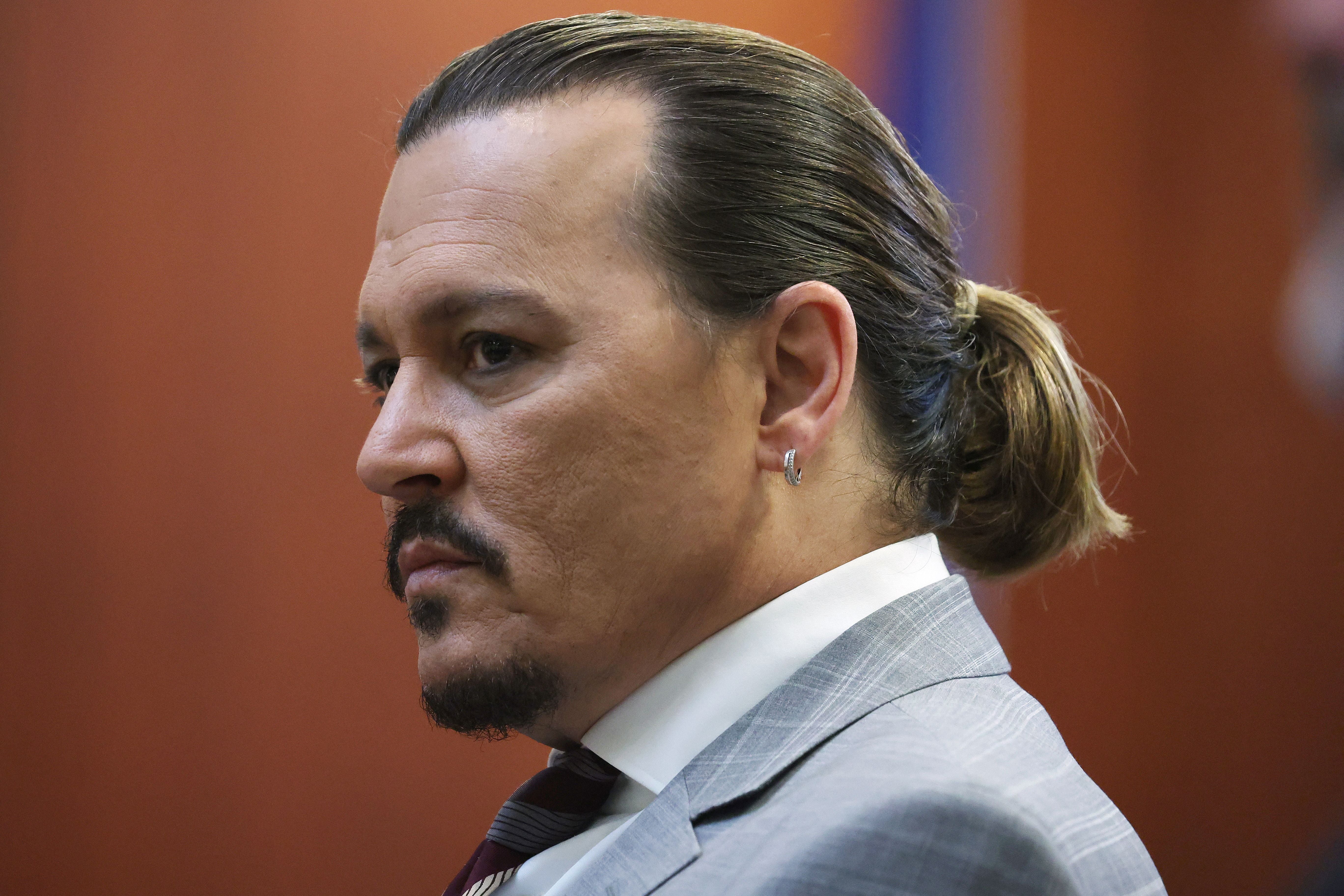 Johnny Depp in court in Virginia during his 2022 defamation battle (AFP/Getty)