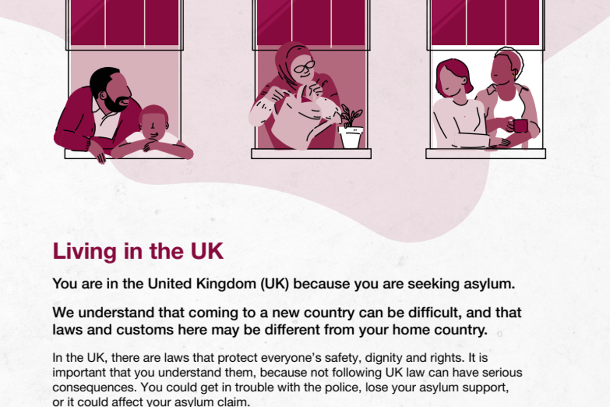 Minister defends Home Office booklet urging asylum seekers not to rape women