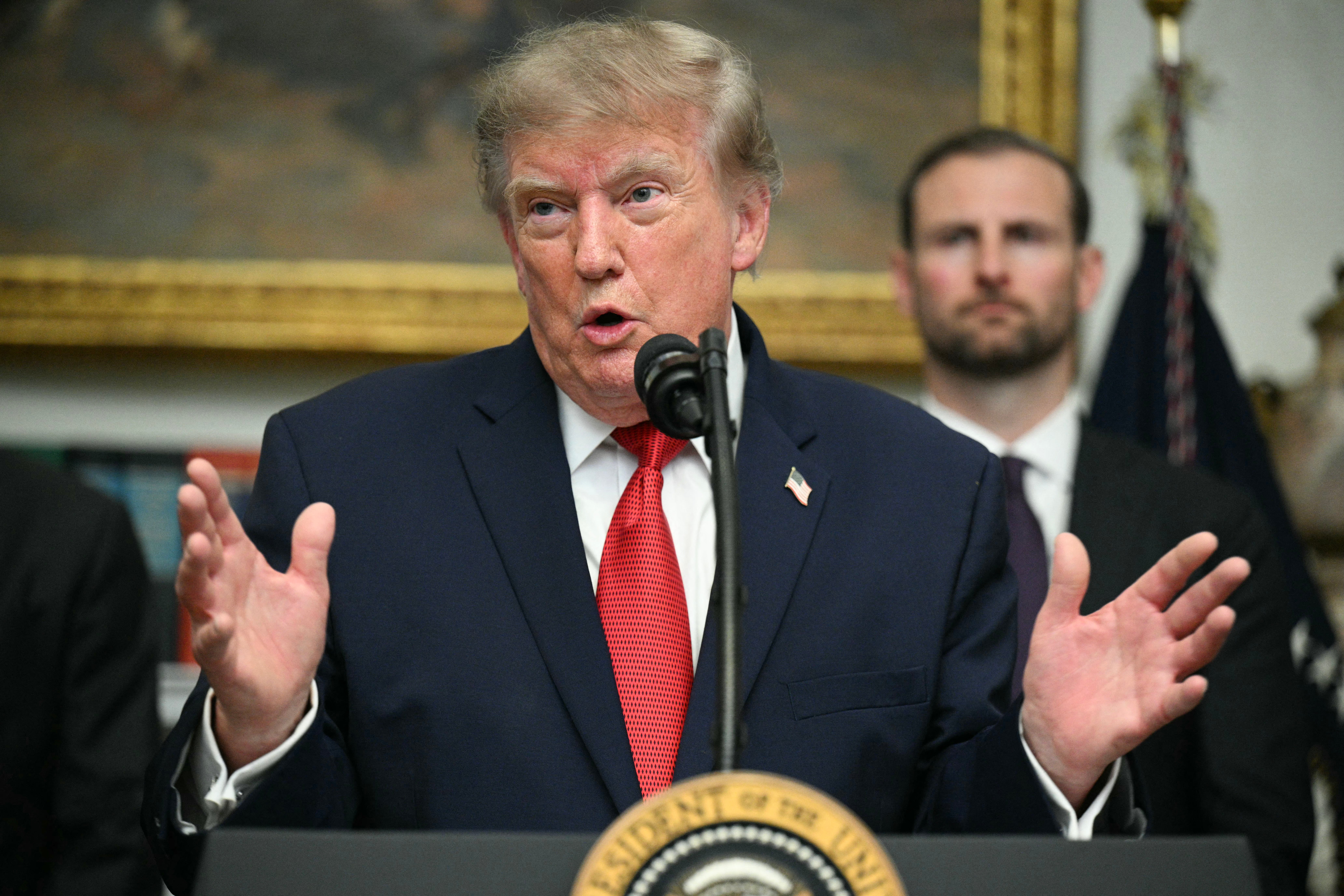 Overton joined the Trump administration during her residency in 2019 to assist with the national COVID-19 response (AFP/Getty)