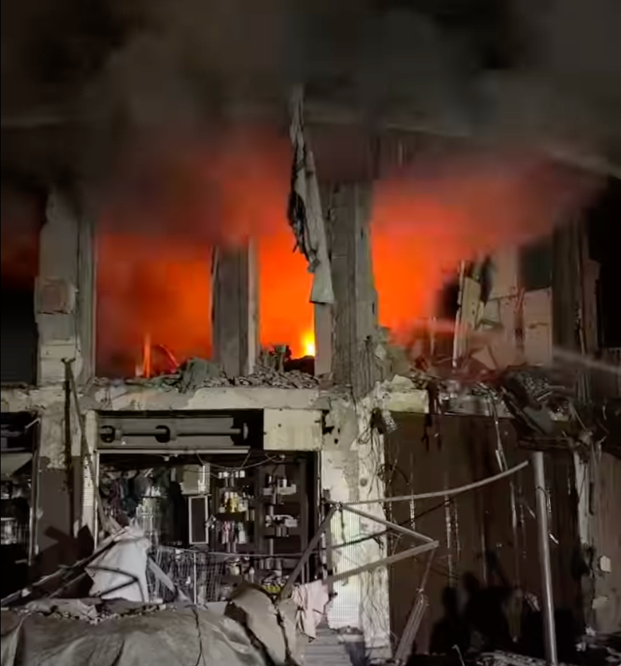 Neveen's home was left in ruins by the strike