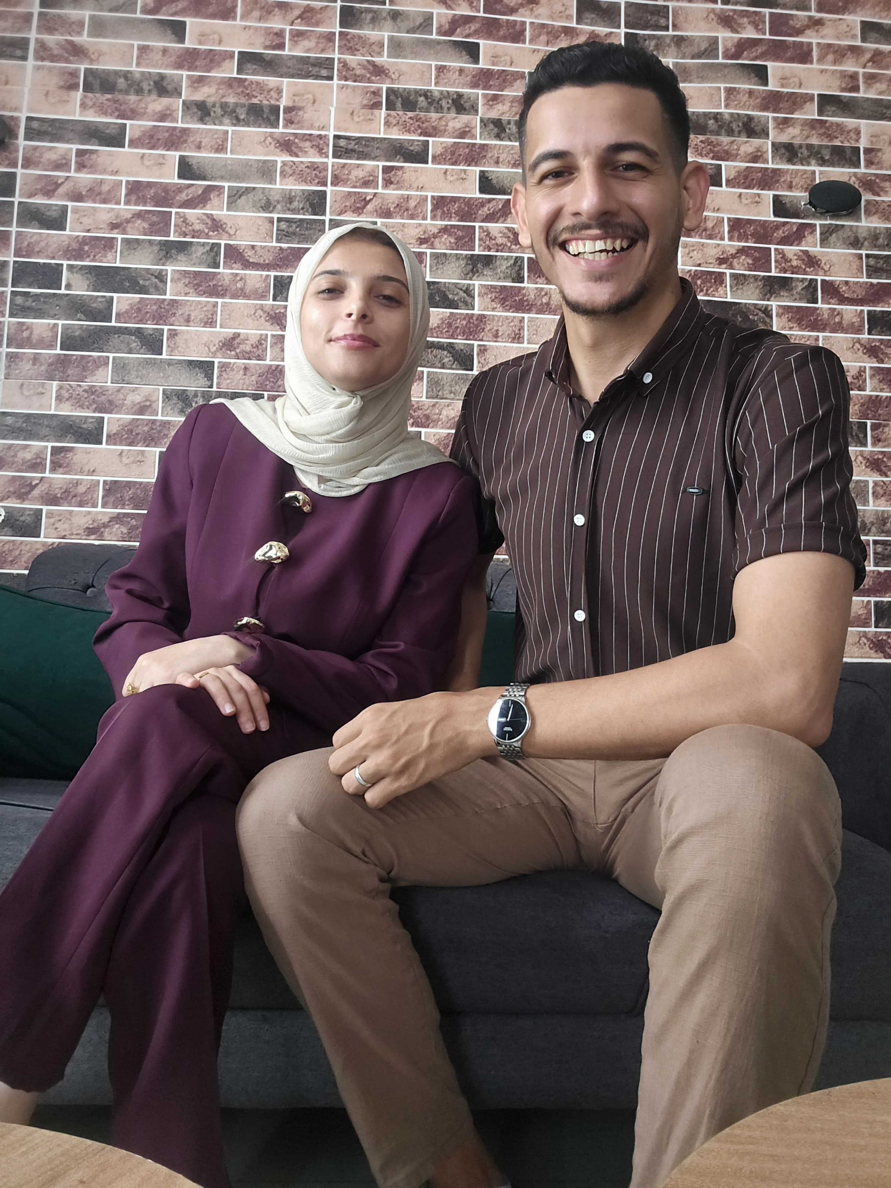 Neveen and her husband, Mohammad, married each other just months ago, looking to get their life back on track after years of war