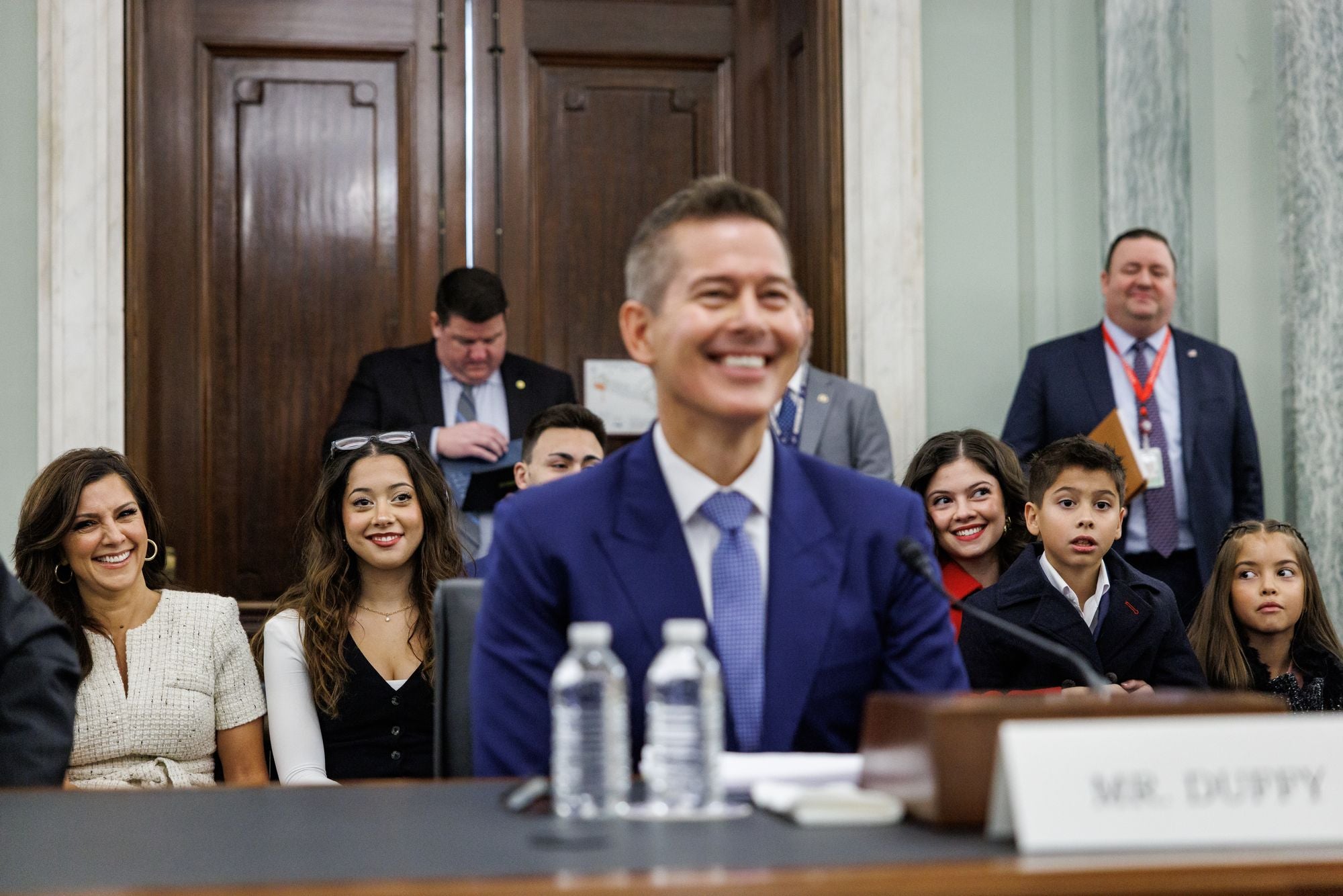 Duffy warned his daughter Paloma against going to Harvard, telling her, ‘they have professionalized figuring out how they can take good, young girls like you and, I think, corrupt their minds’