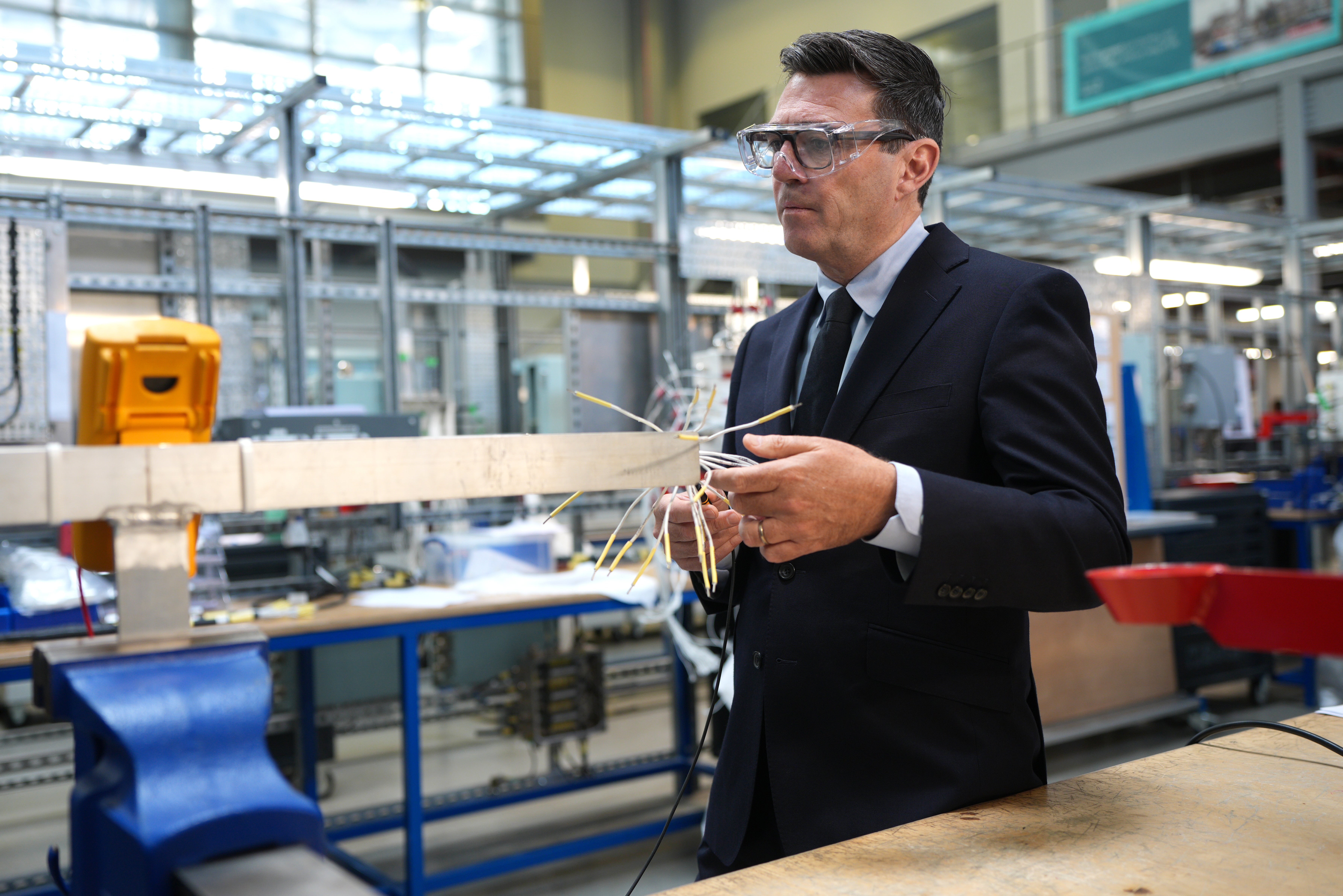 Prime Minister Andy Burnham announced last month that technical subjects will be available to 14-year-old pupils from September 2028 (PA Wire)