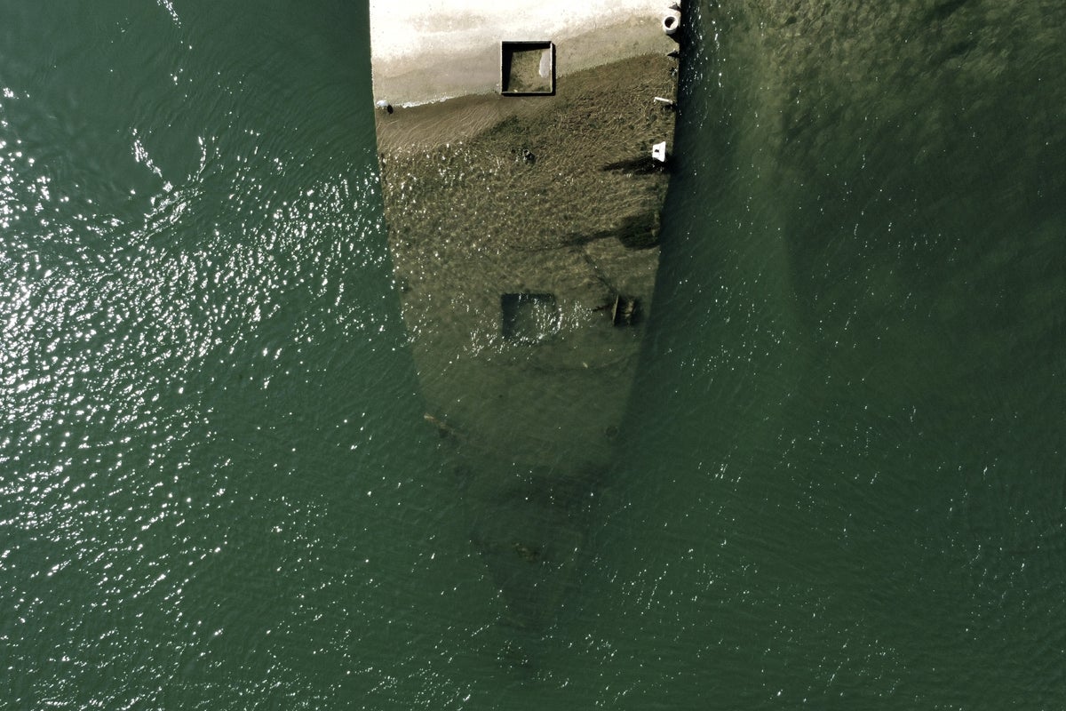 Historic WWII tugboat rises from depths as Danube River dries up