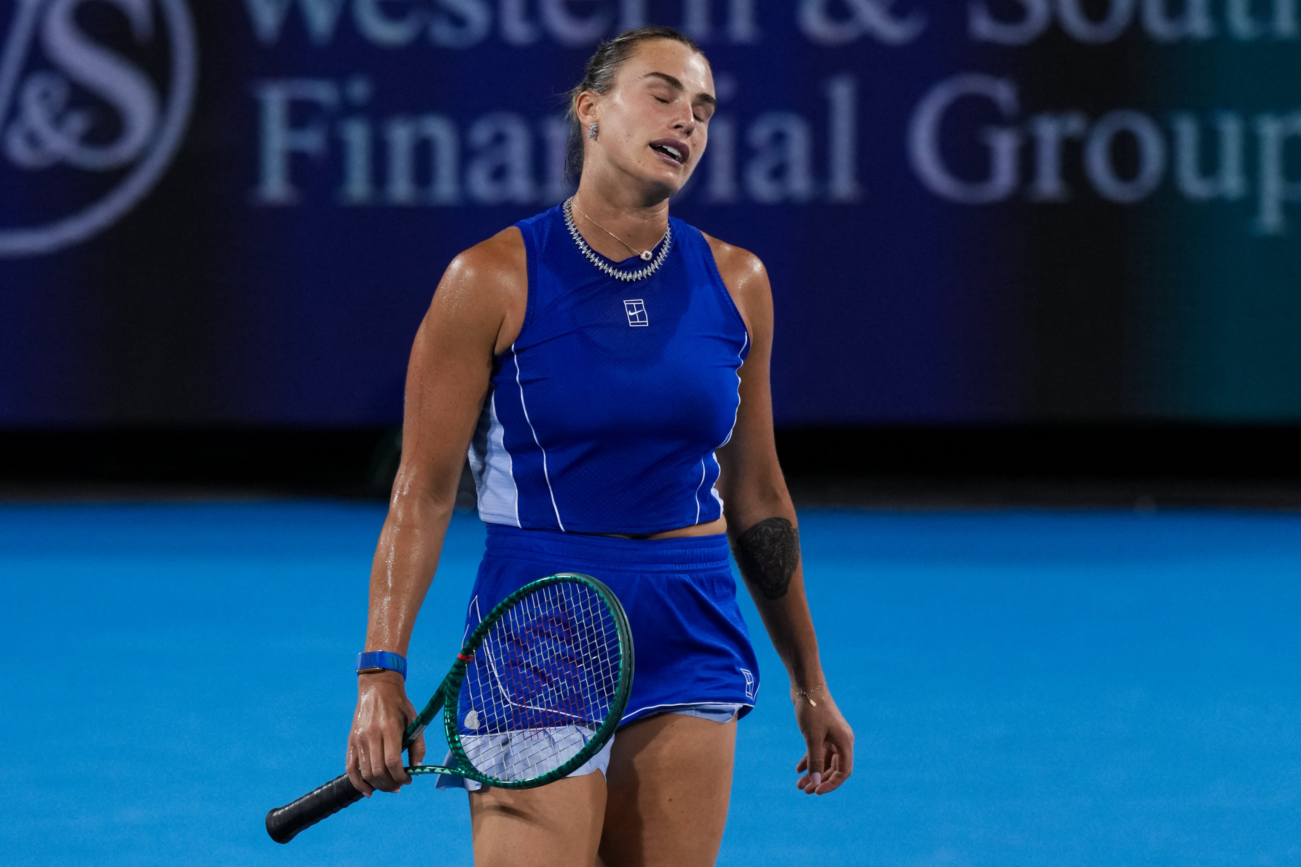 Aryna Sabalenka was involved in player protests at the French Open and Wimbledon
