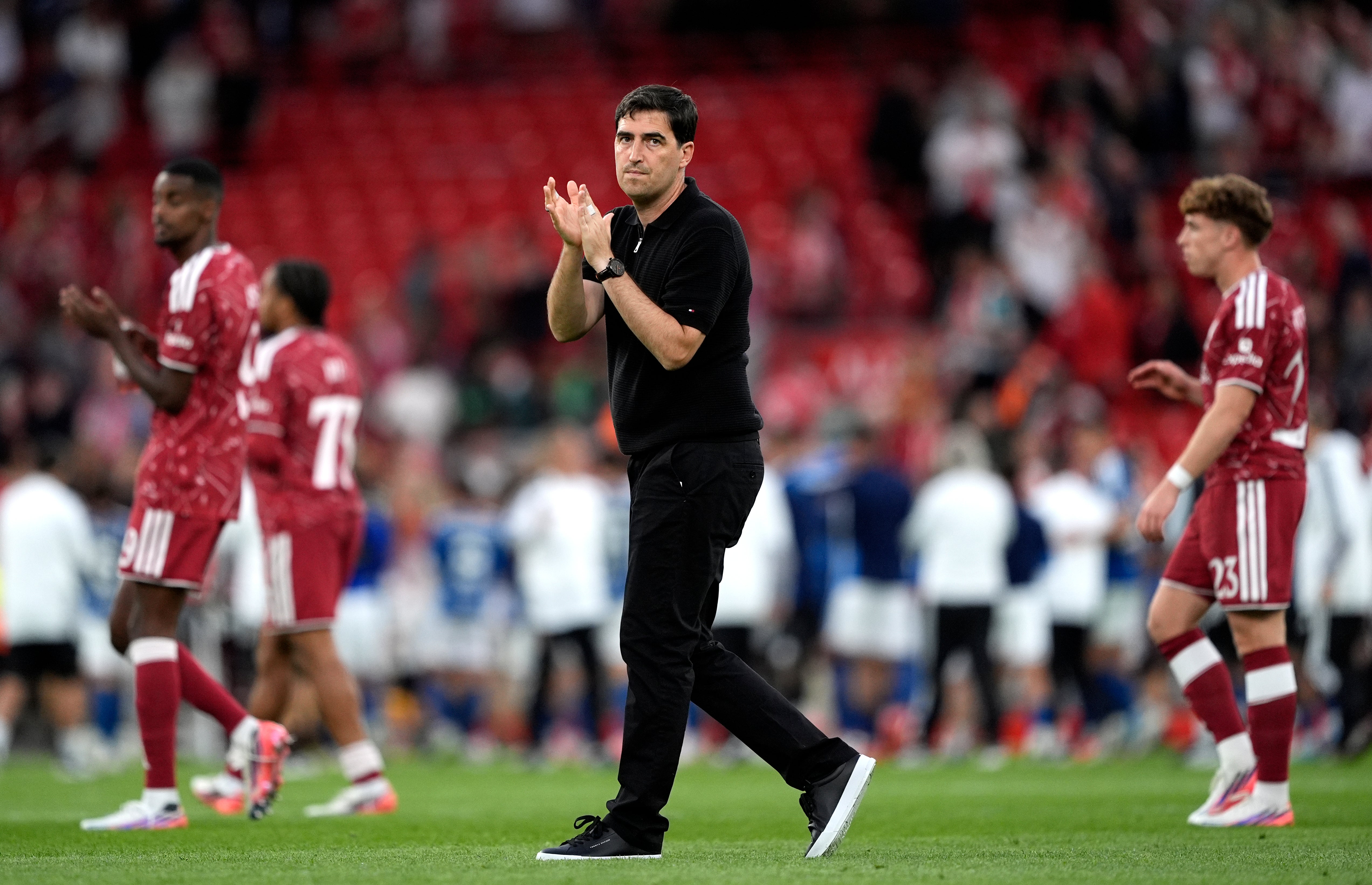 Iraola is hoping to establish his high-energy brand of football with Liverpool