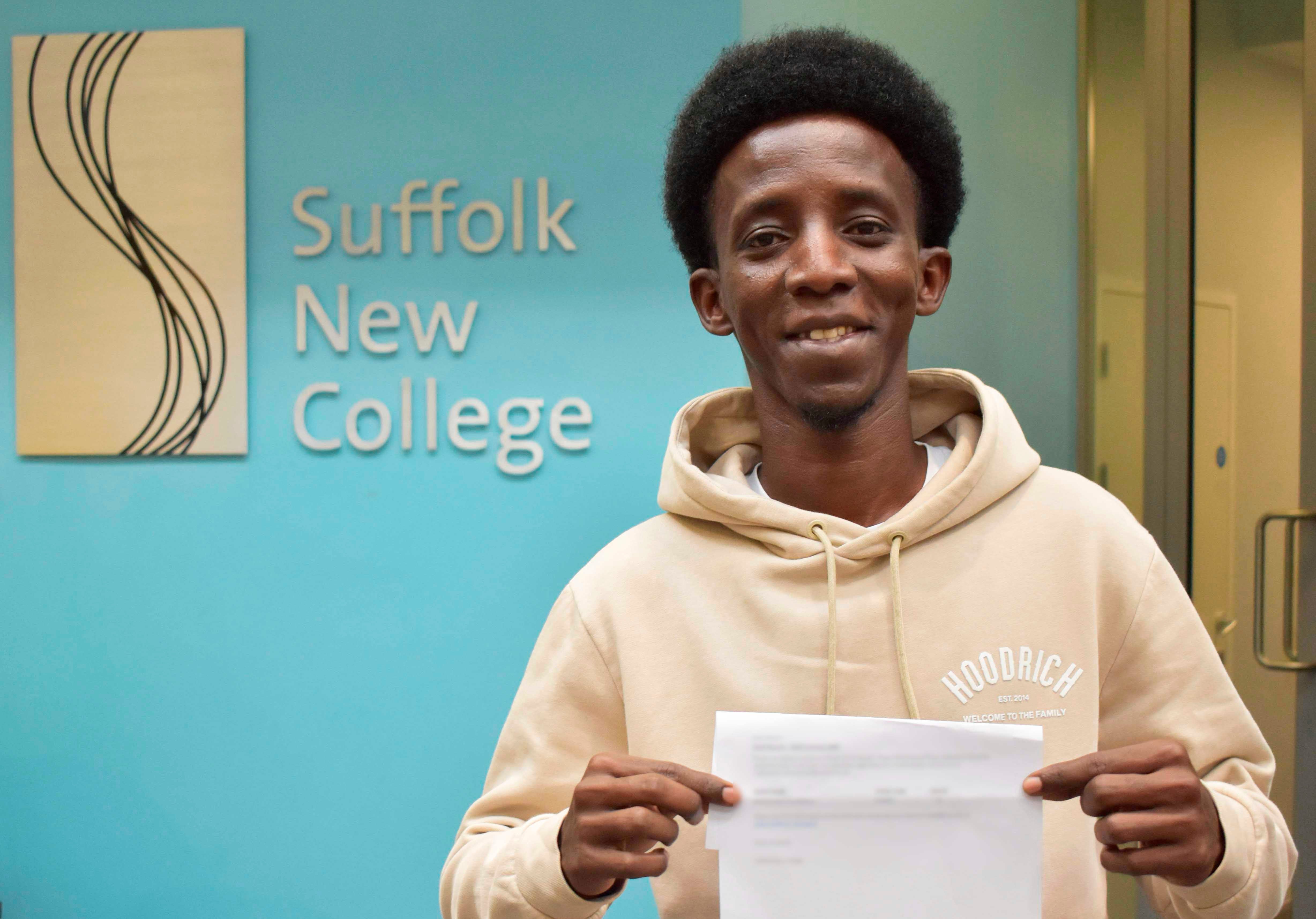 Refugee who fled Sudan war passes GCSE exams as he targets World Cup dream