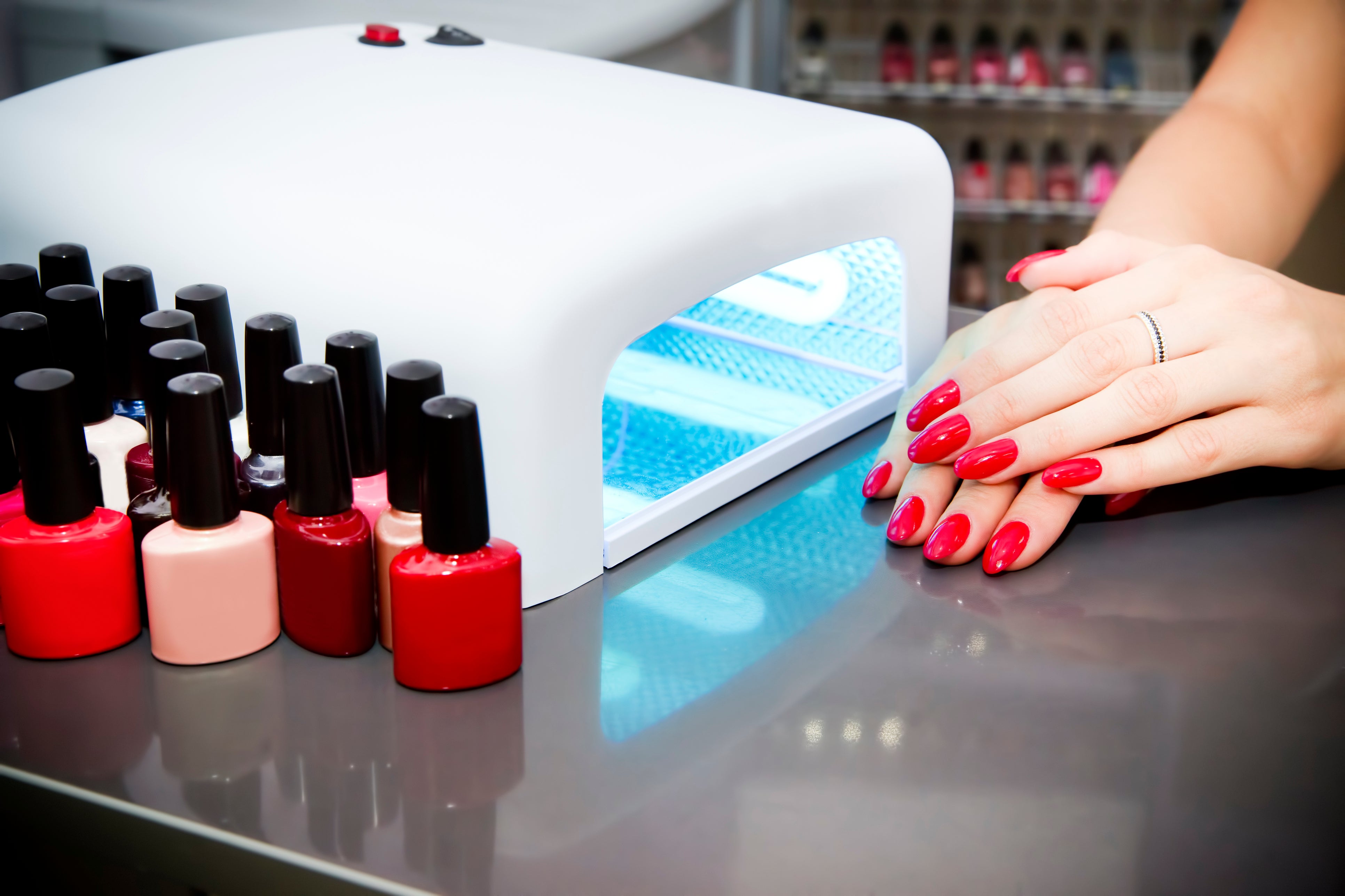 Gel nails have a glossy, long-lasting finish that sets them apart from traditional manicures