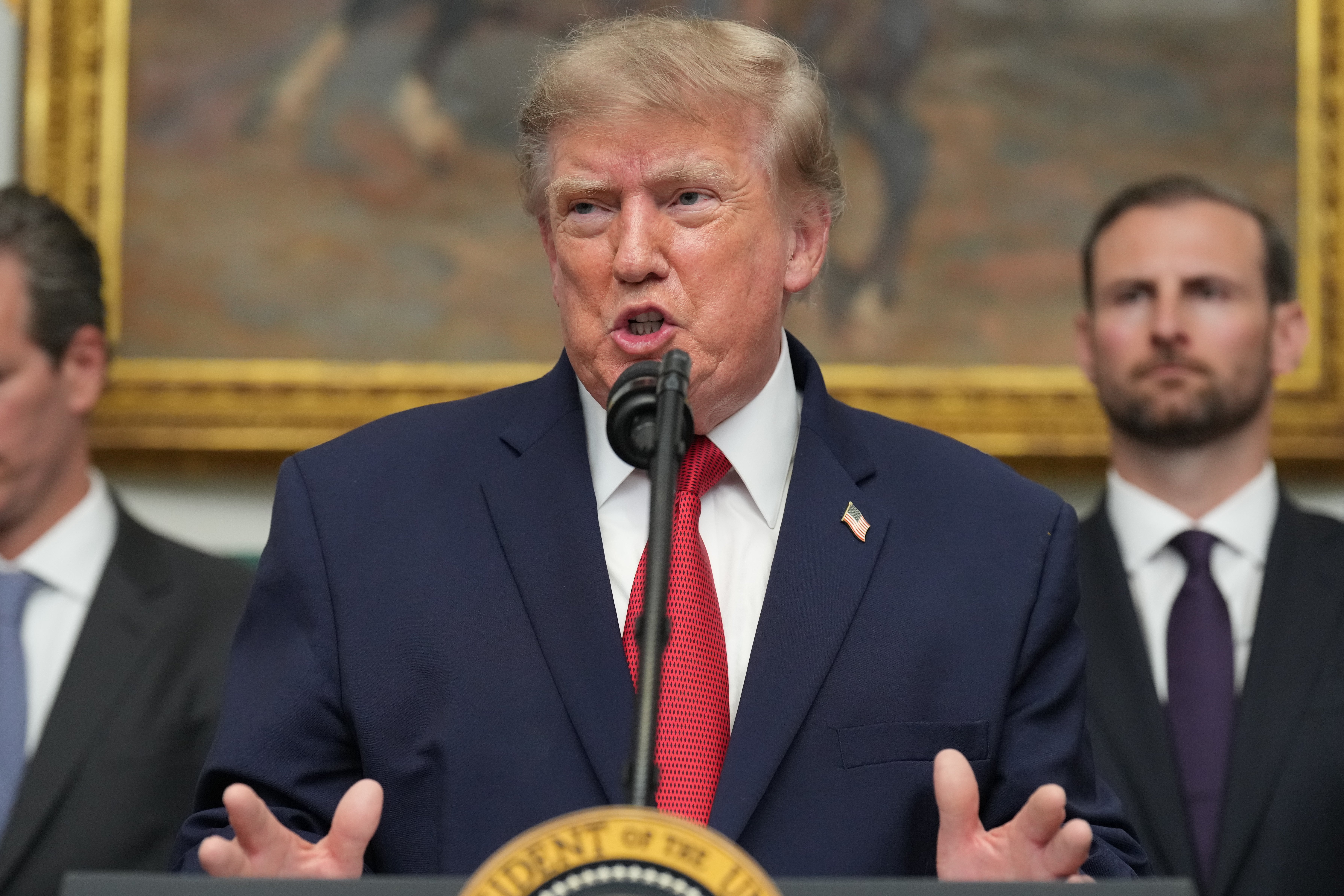Several of Trump’s political enemies have become the targets of federal prosecution since the commander-in-chief returned to office (AP)