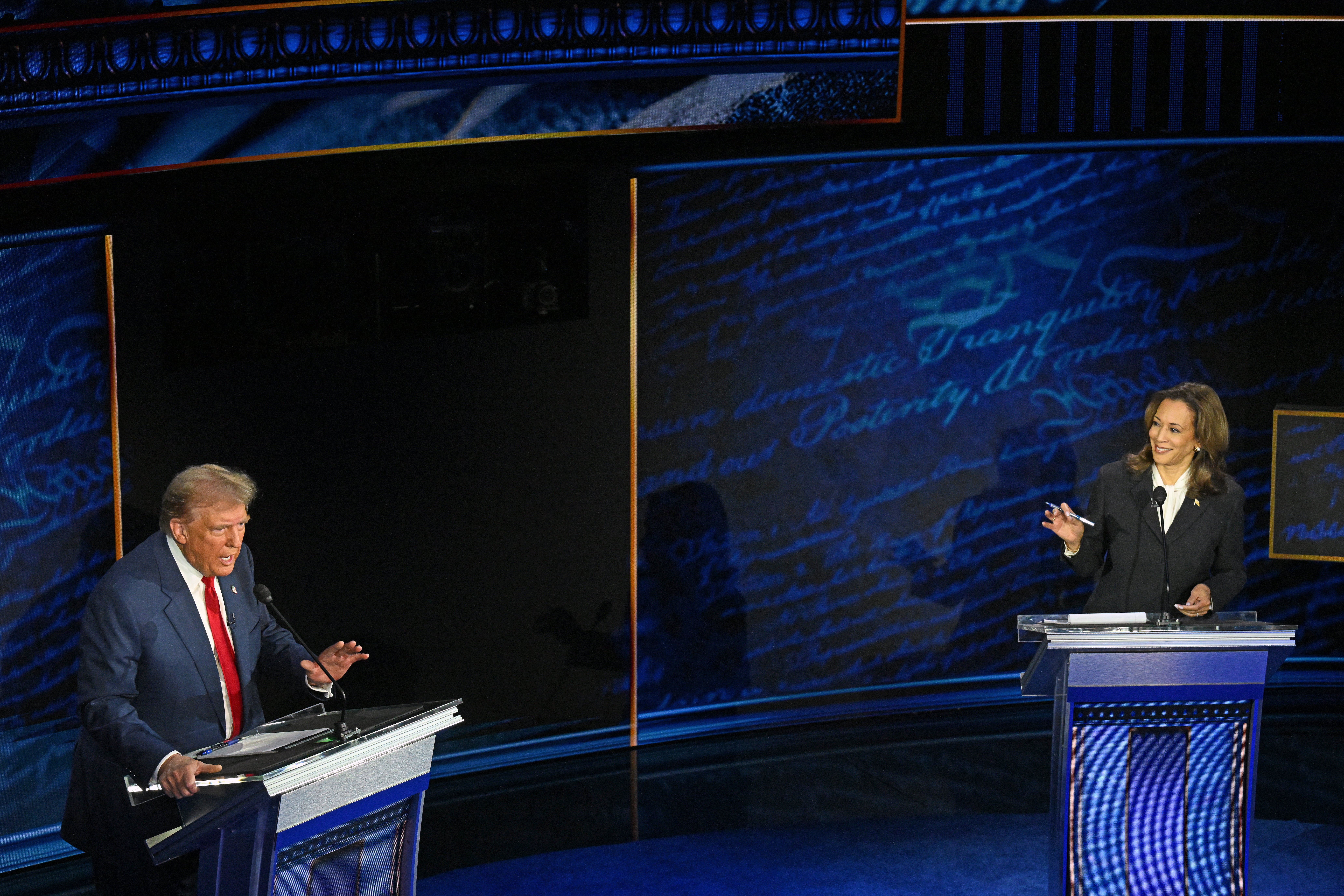 Harris was defeated by Trump back in 2024, after a late entry by the then-vice president into the race