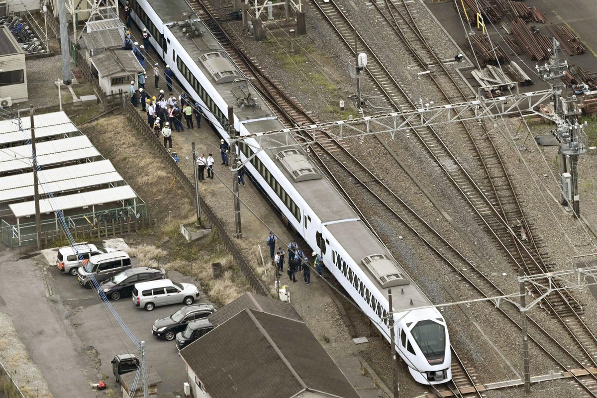 Four railway workers killed after being struck by express train in Japan