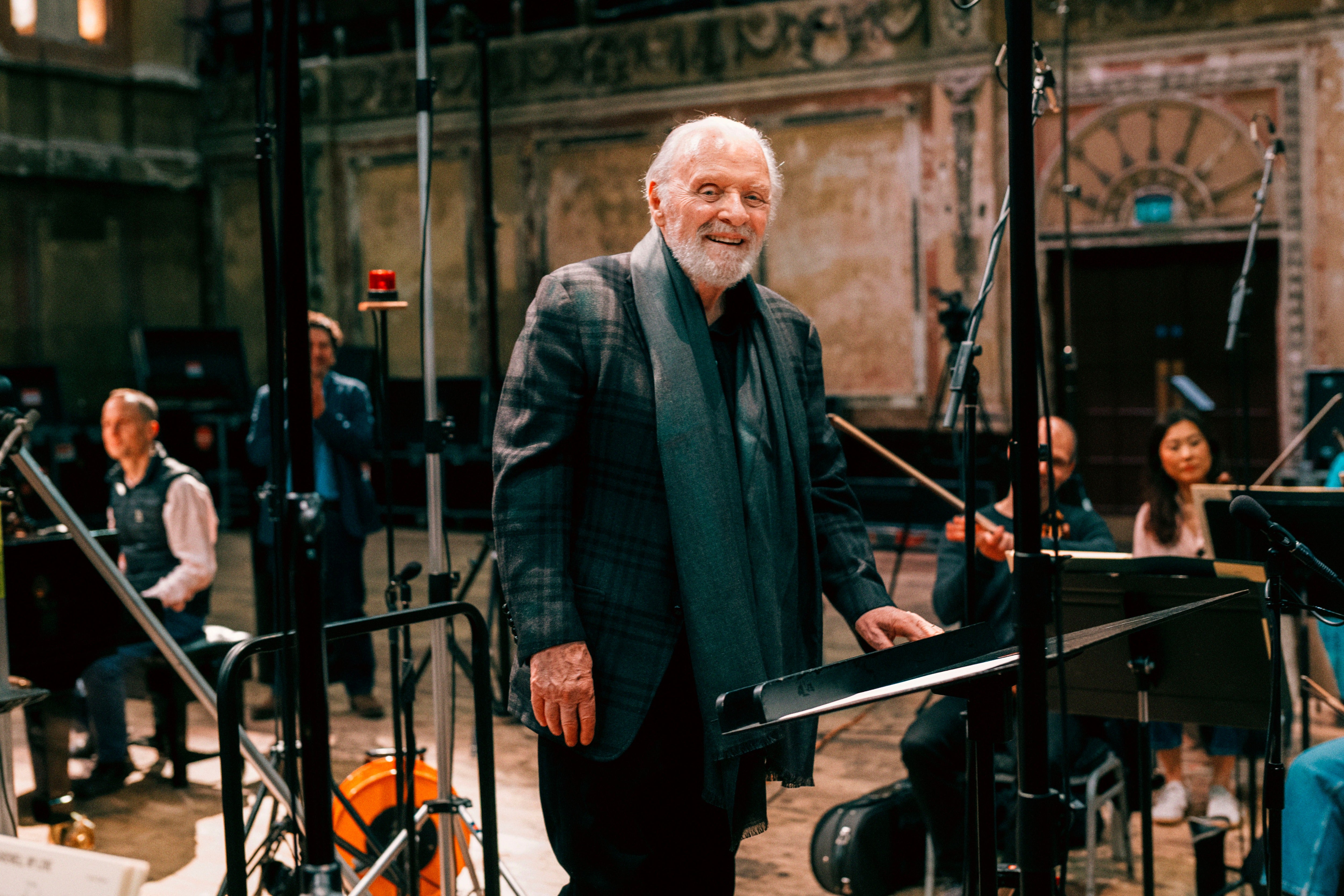From ‘Elephant Man’ to music man: Anthony Hopkins in the studio