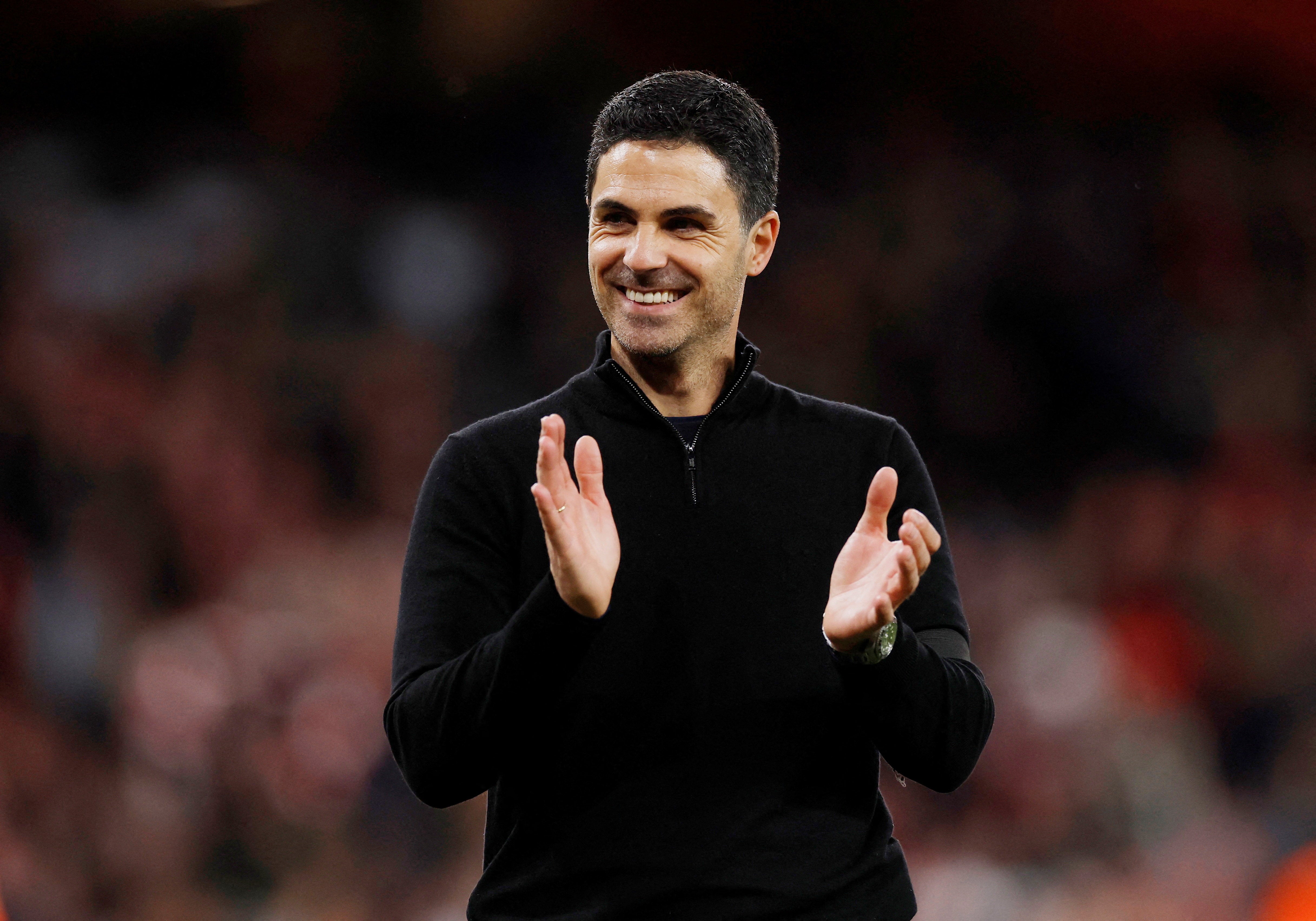 Mikel Arteta's Arsenal will play in the opening game of the season