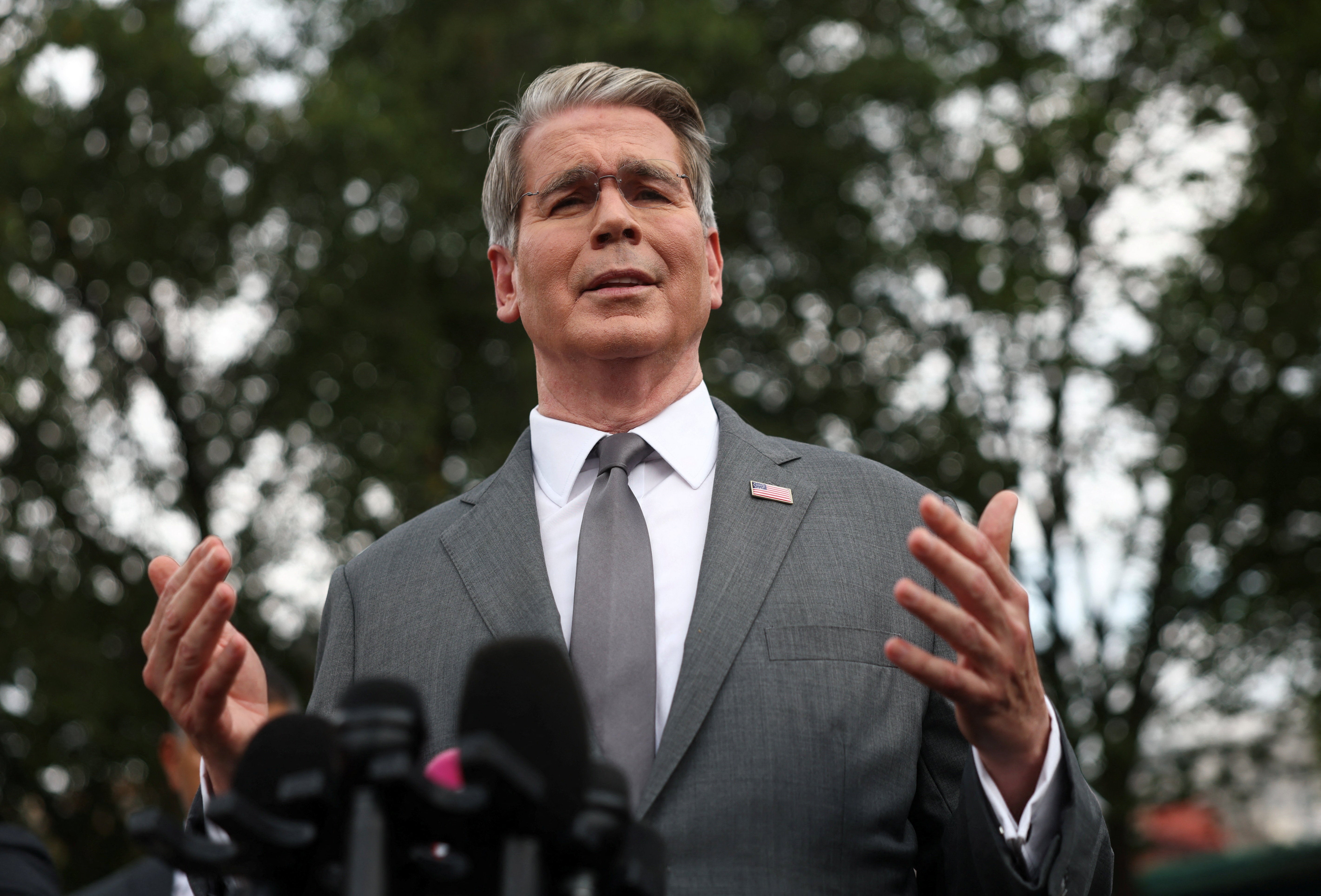 “There’s nothing magic about the $40 trillion number. We can grow our way out of that,” Treasury Secretary Scott Bessent told CNBC on Thursday morning. (Reuters)