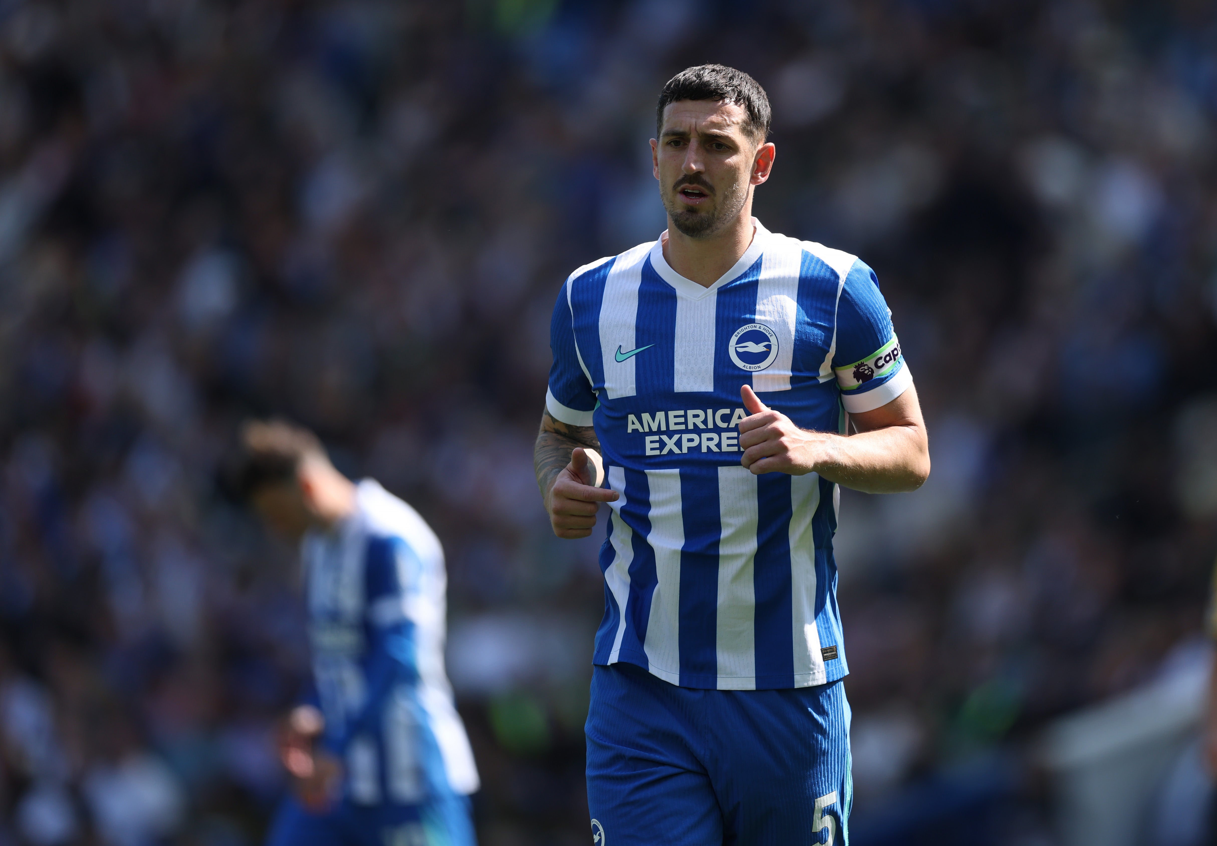 Lewis Dunk makes generous offer to Brighton fans travelling for Conference League play-off