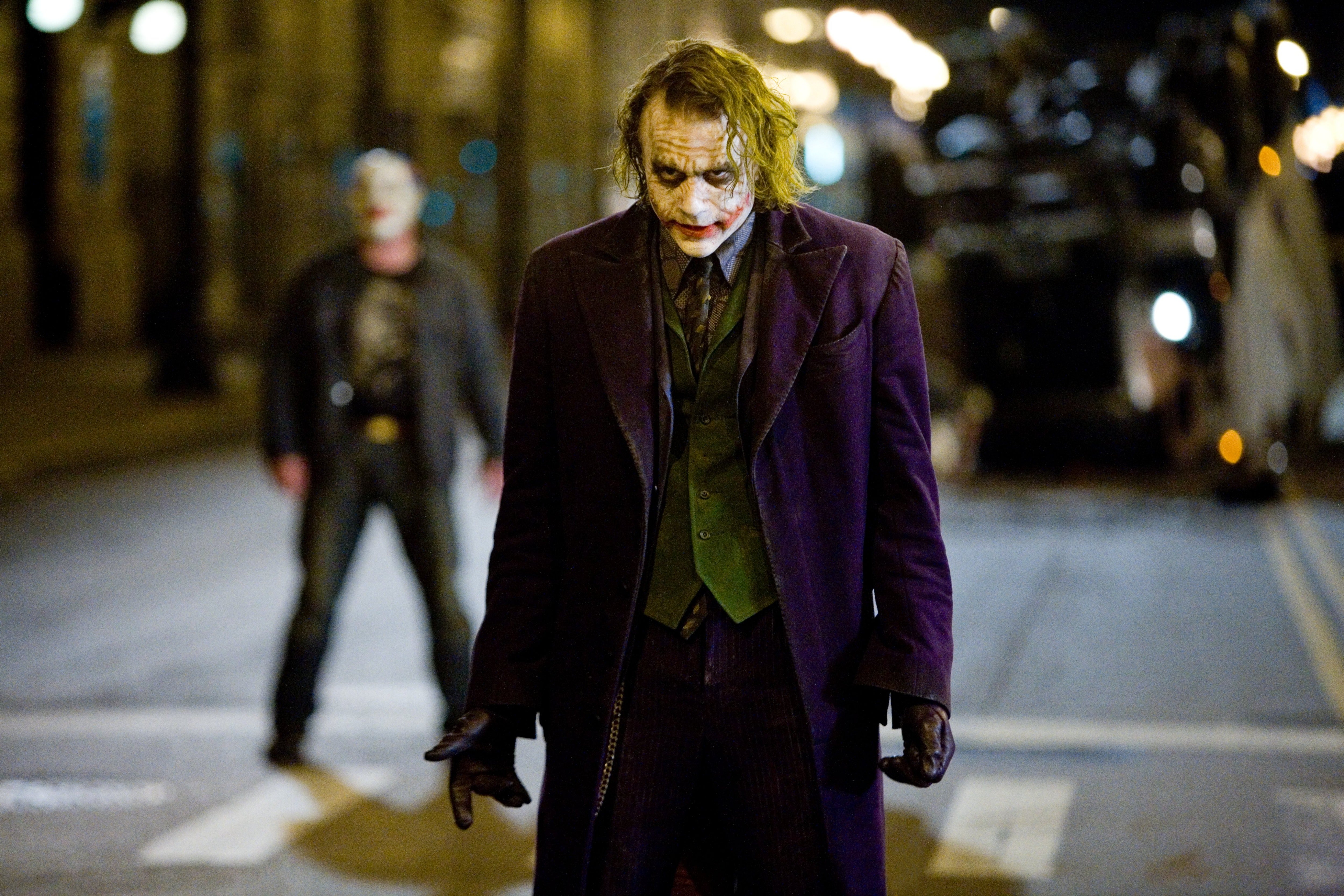 Heath Ledger as Joker in 'The Dark Knight'