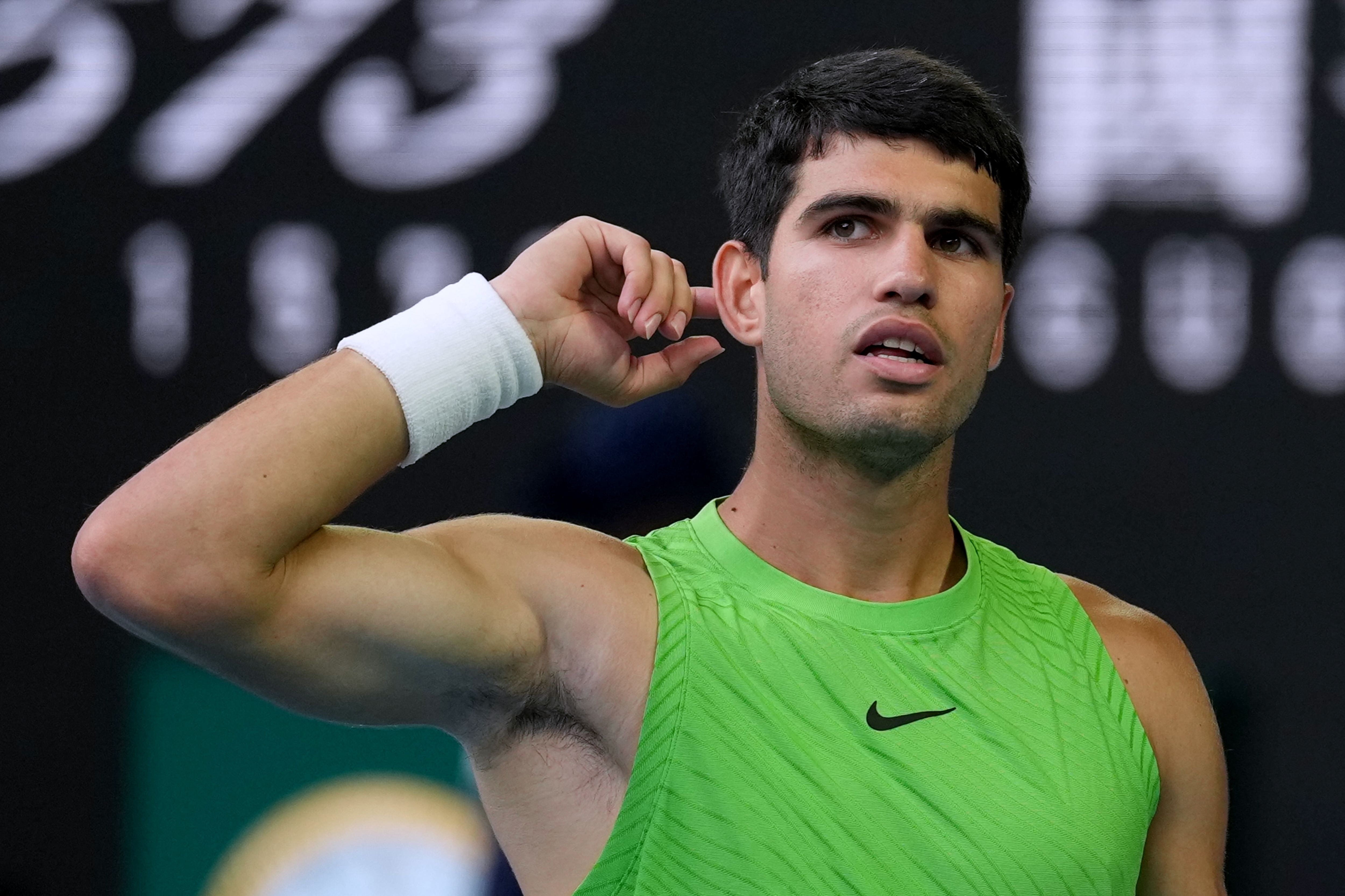 Carlos Alcaraz will return at the US Open (AP Photo/Dita Alangkara/PA)
