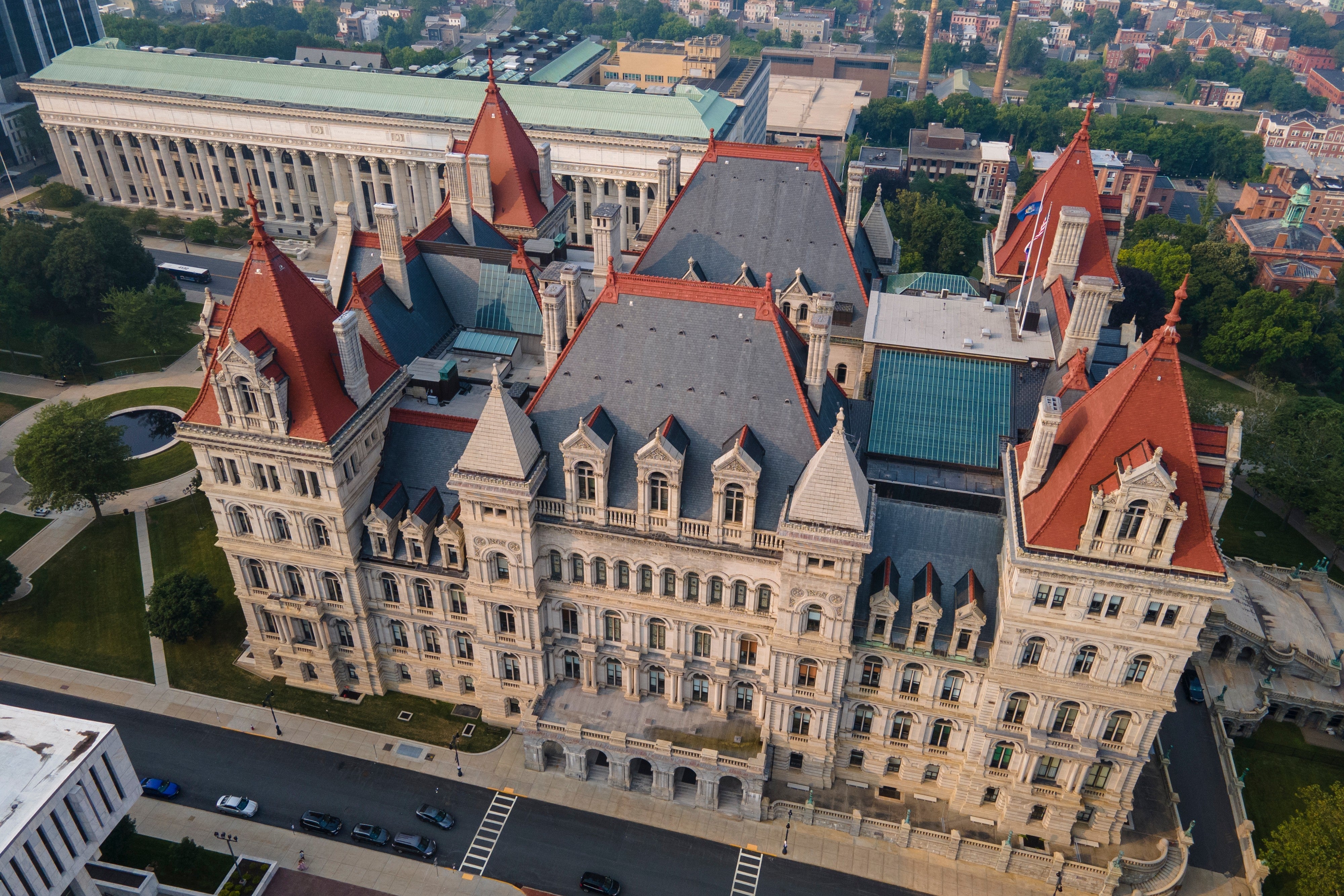 The woman allegedly planned to detonate an explosive device inside the New York State Capitol building in Albany, officials said (Copyright 2023 The Associated Press. All rights reserved.)