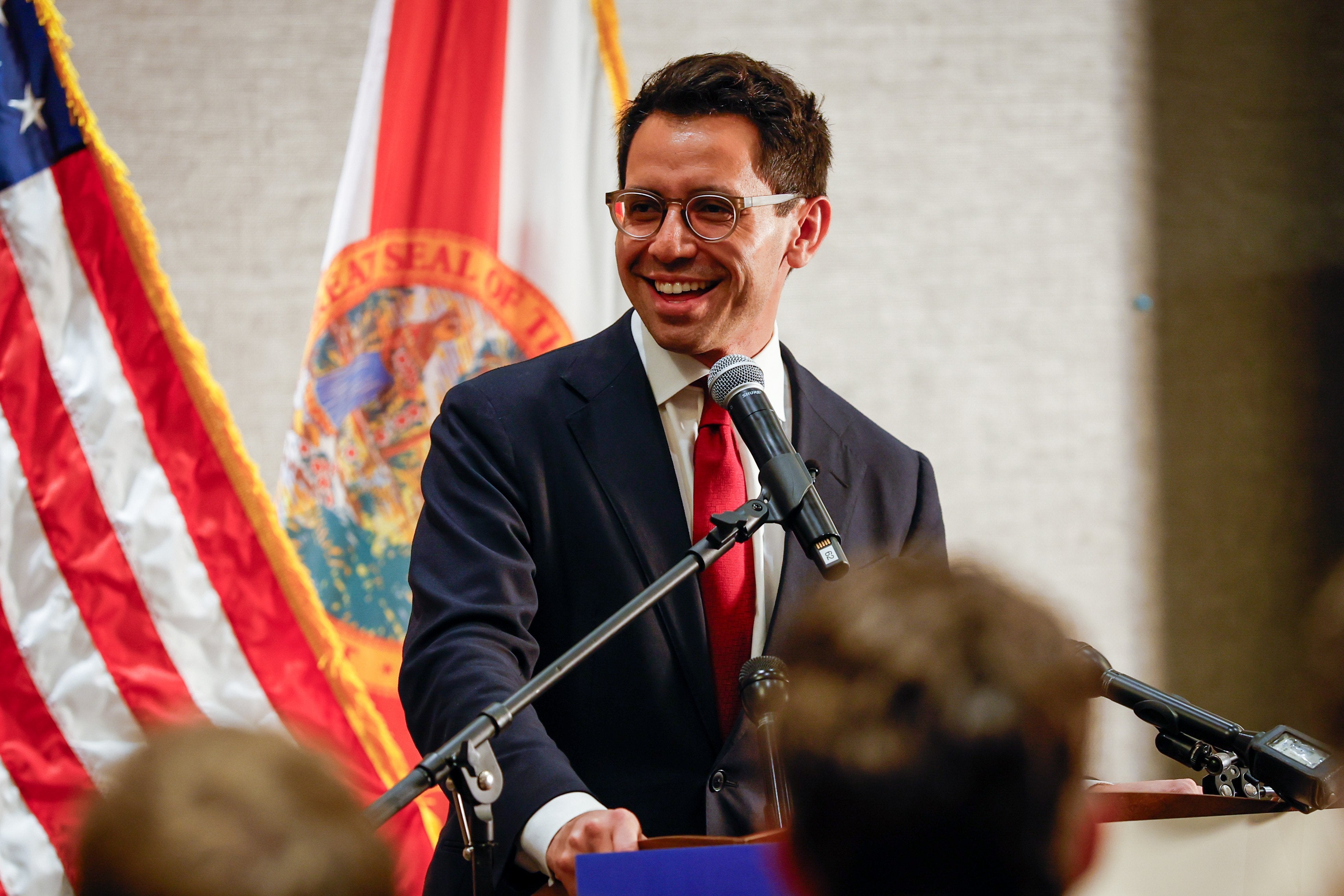 A pollster commissioned by far-right candidate James Fishback did not disclose its backer and admitted later to faking some data