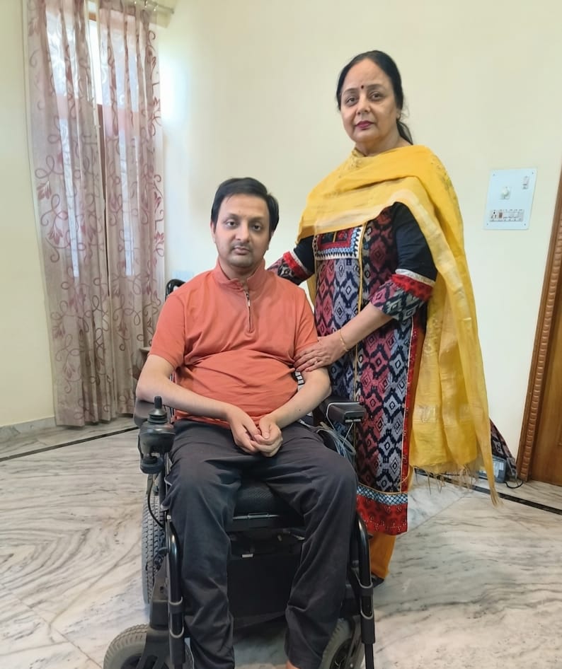 Shubham Gupta was left paralysed after surviving an injury during training at National Defence Academy