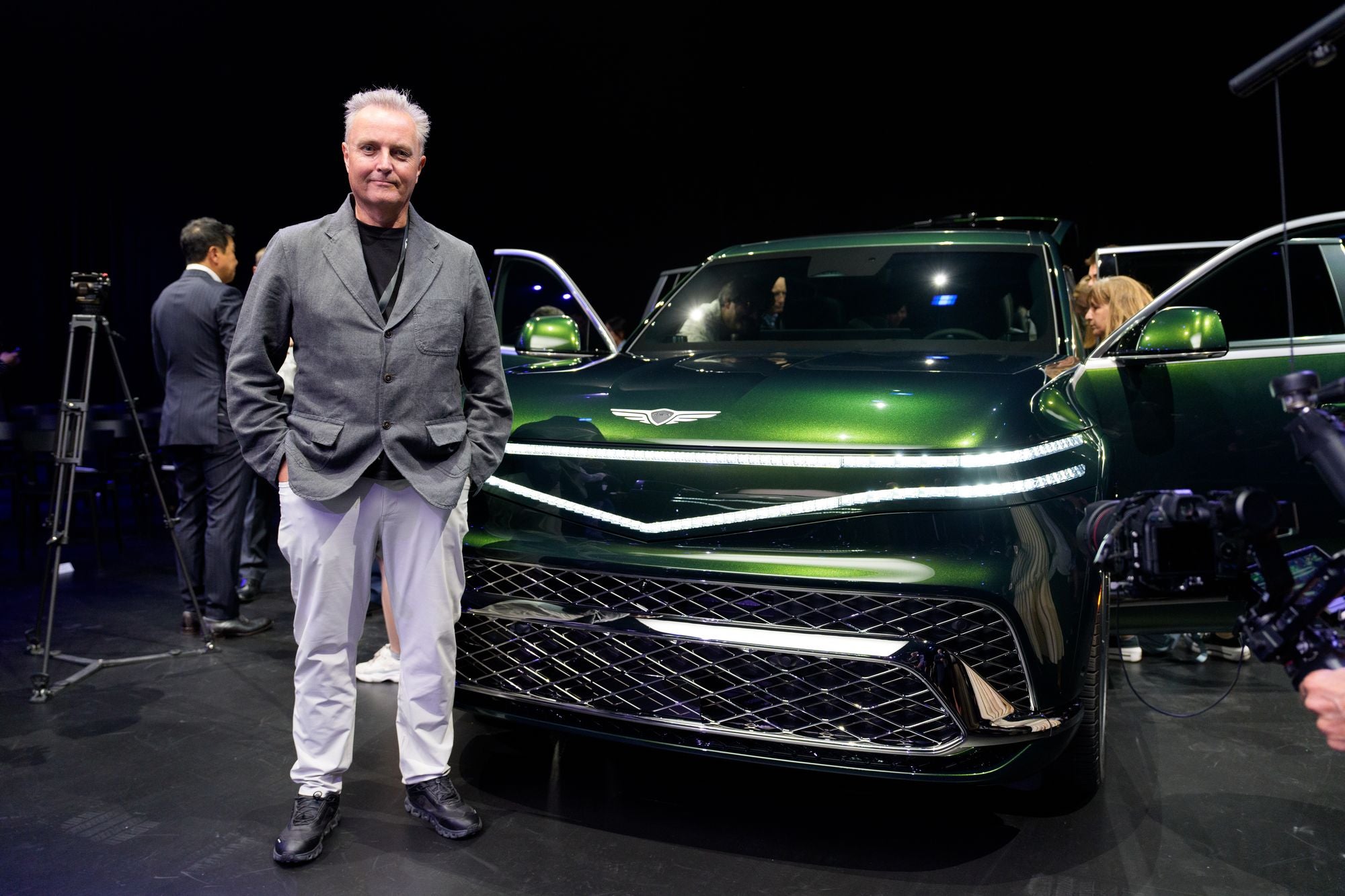I was at the launch of Genesis's Range Rover-rivalling GV90 in San Francisco