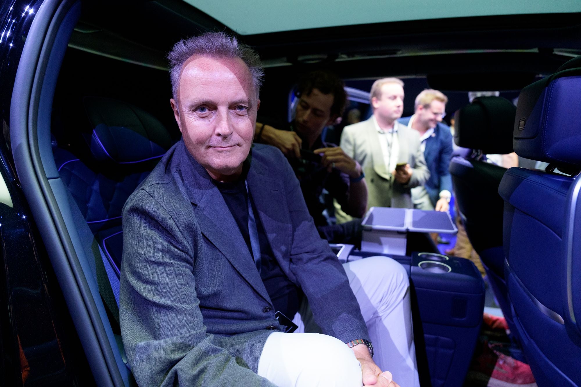 The back seats of the new Genesis GV90 are as comfortable and luxurious as anything you'll find this side of a Rolls-Royce