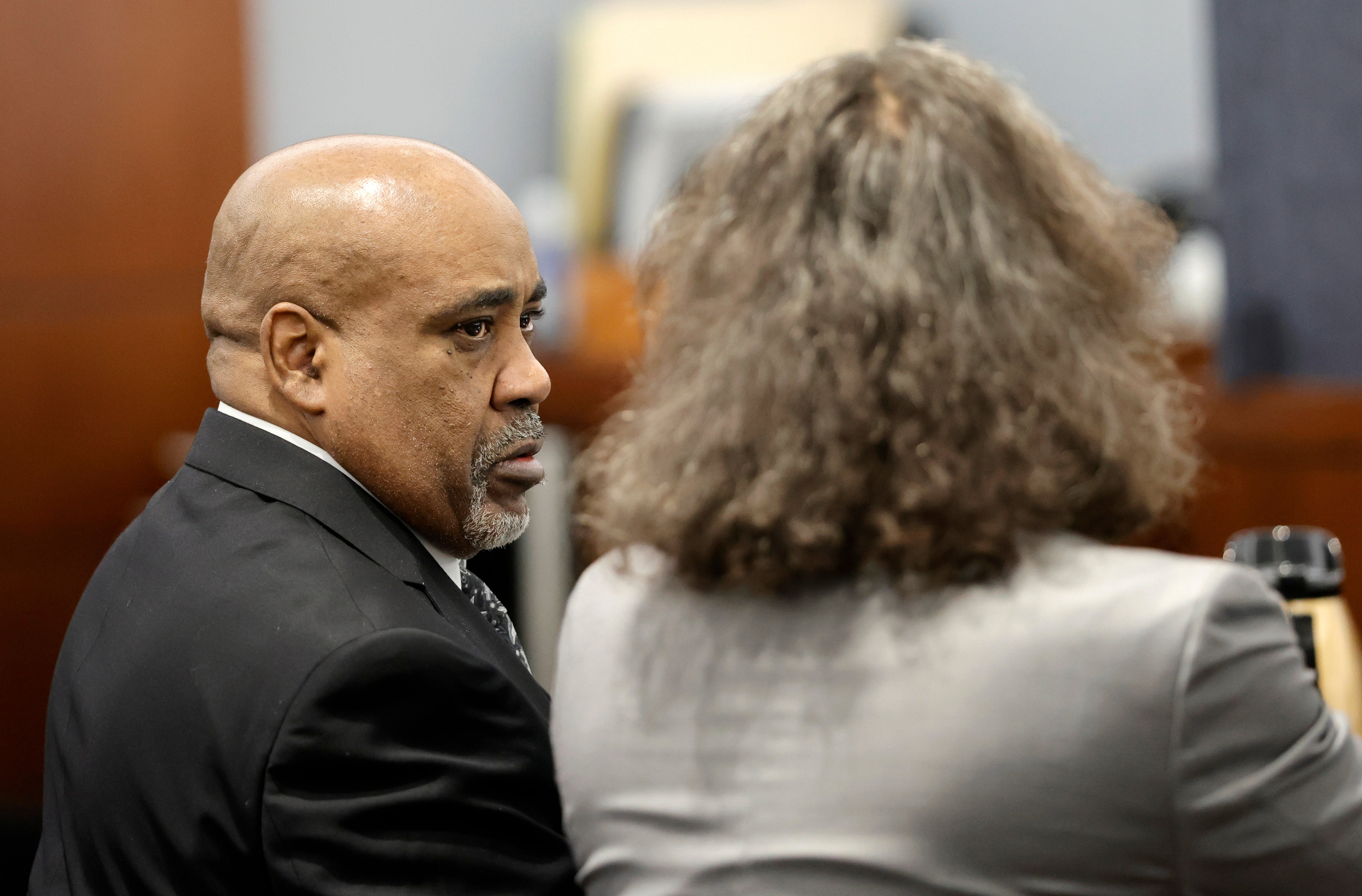 Davis said the white Cadillac he and Anderson were riding in with two other men pulled up alongside a car with Shakur inside