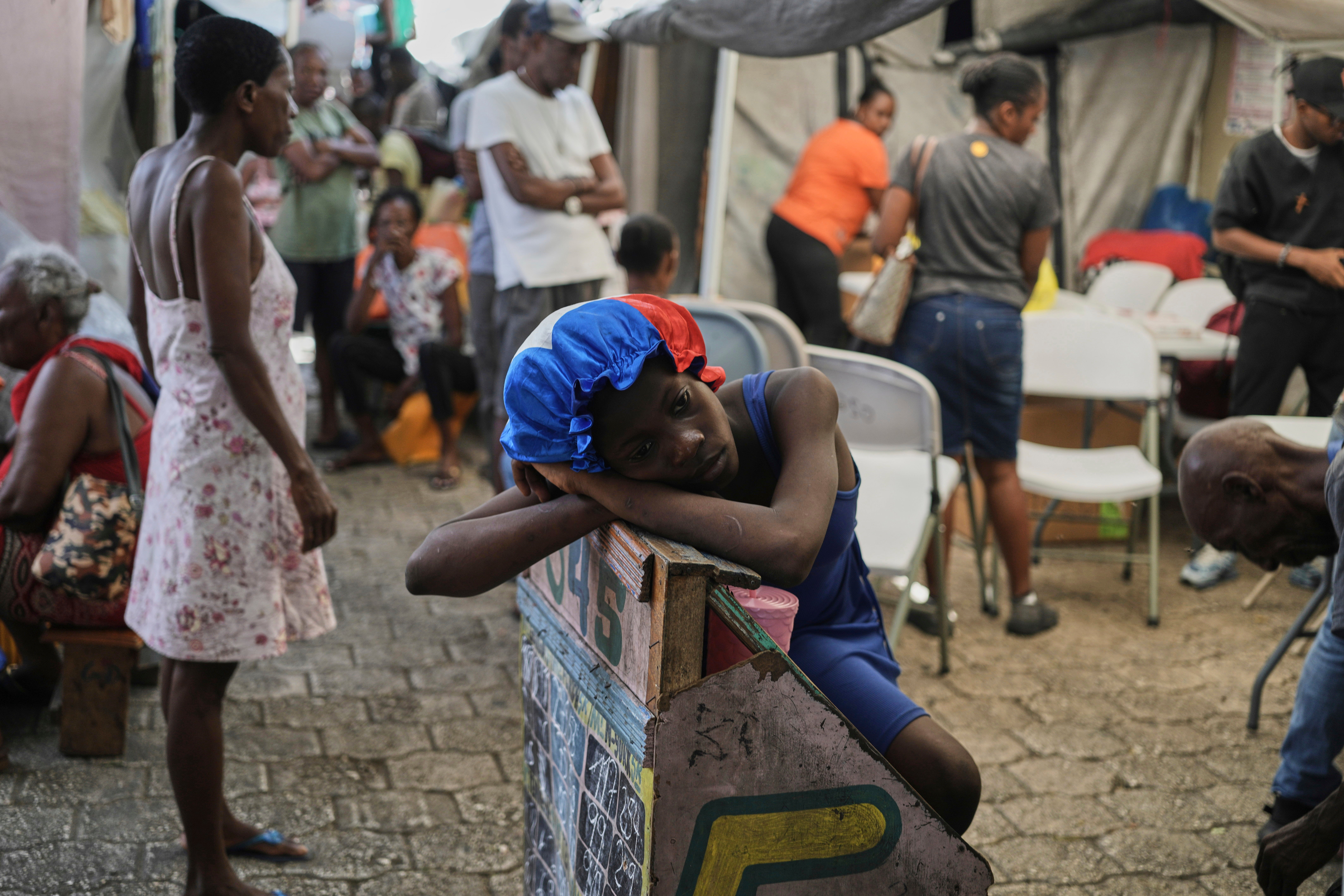 The plane landed in the northern Haitian city of Cap-Haitien because the main international airport in Port-au-Prince is considered too dangerous.