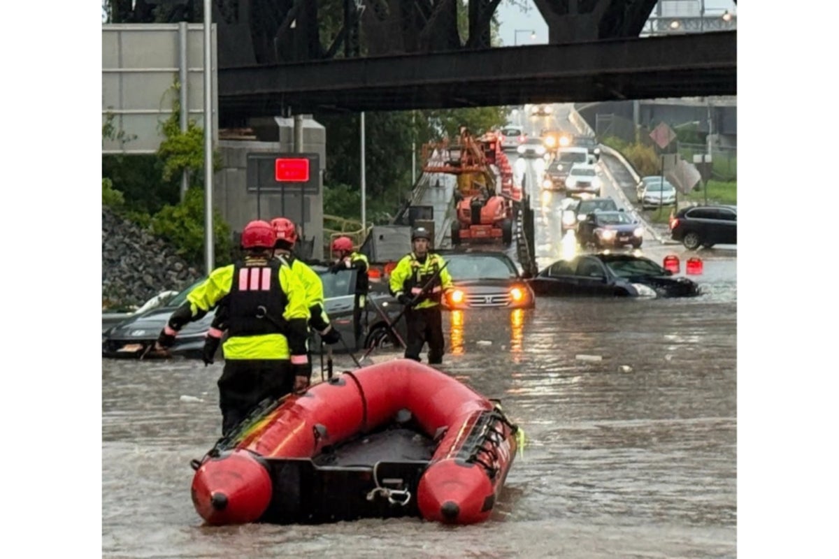Severe storms and potential tornadoes strike the Northeastern United States