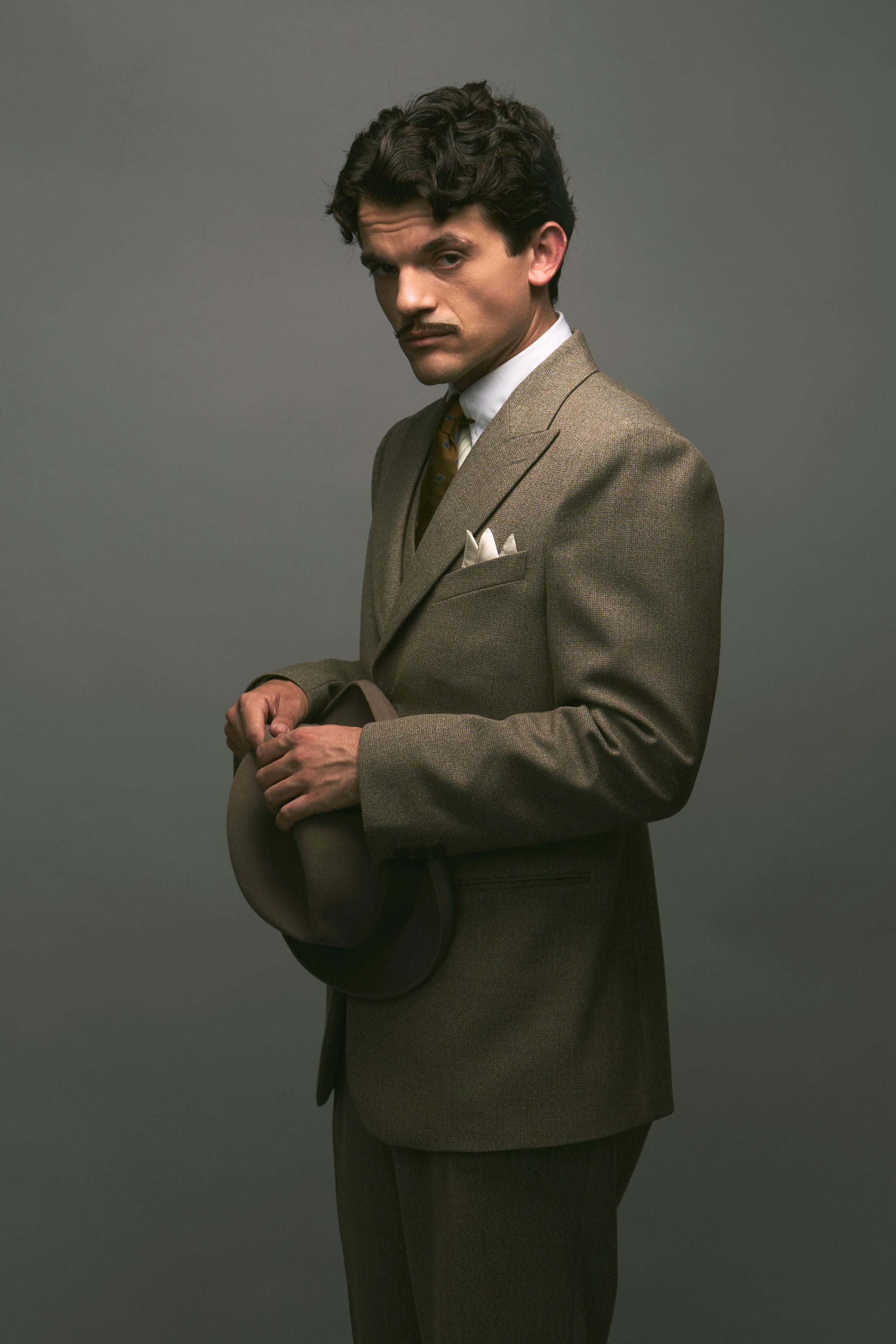 First look at Edward Bluemel as youngest-ever Hercule Poirot for new BBC series