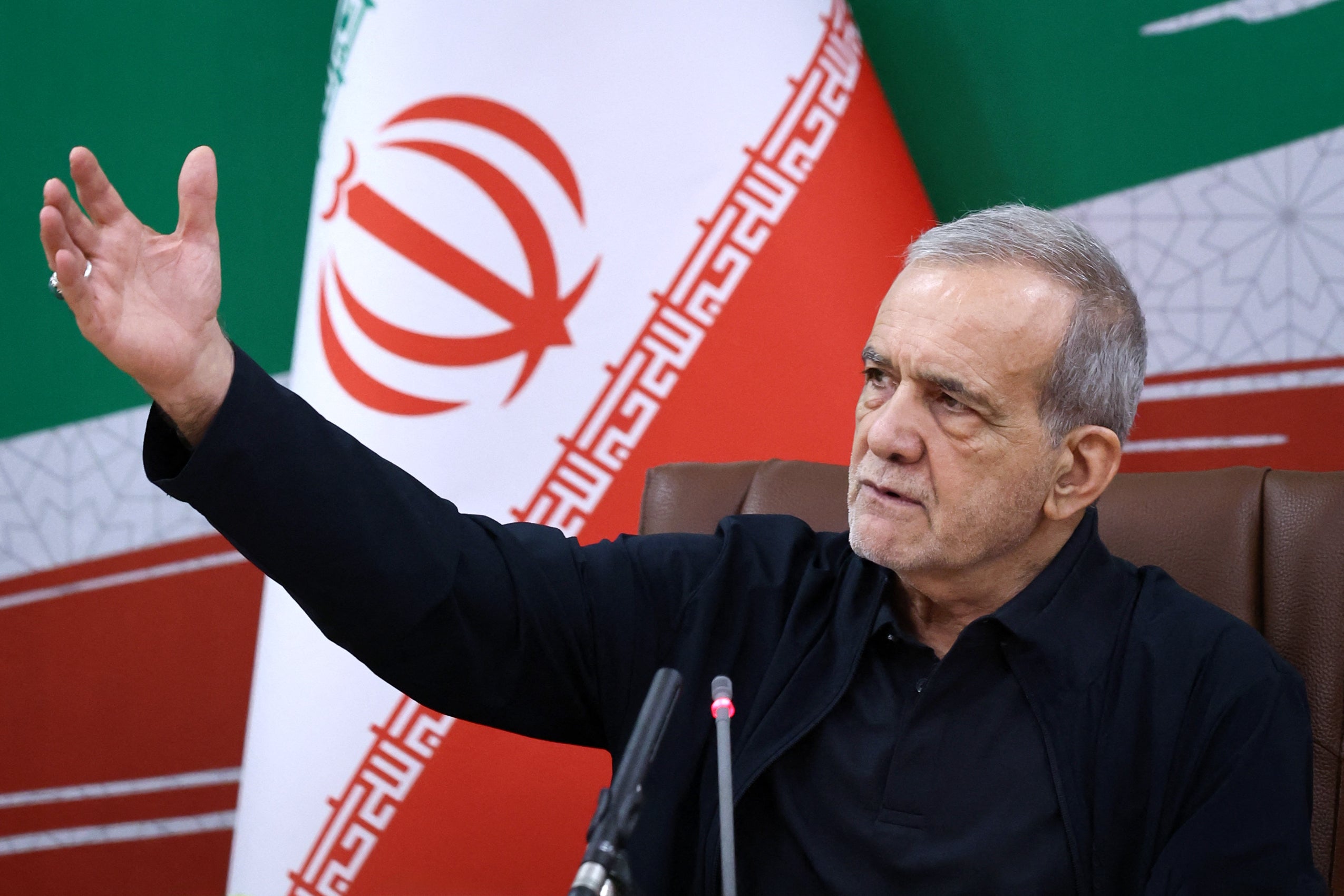 Irainain president Masoud Pezeshkian called for an end to the conflict