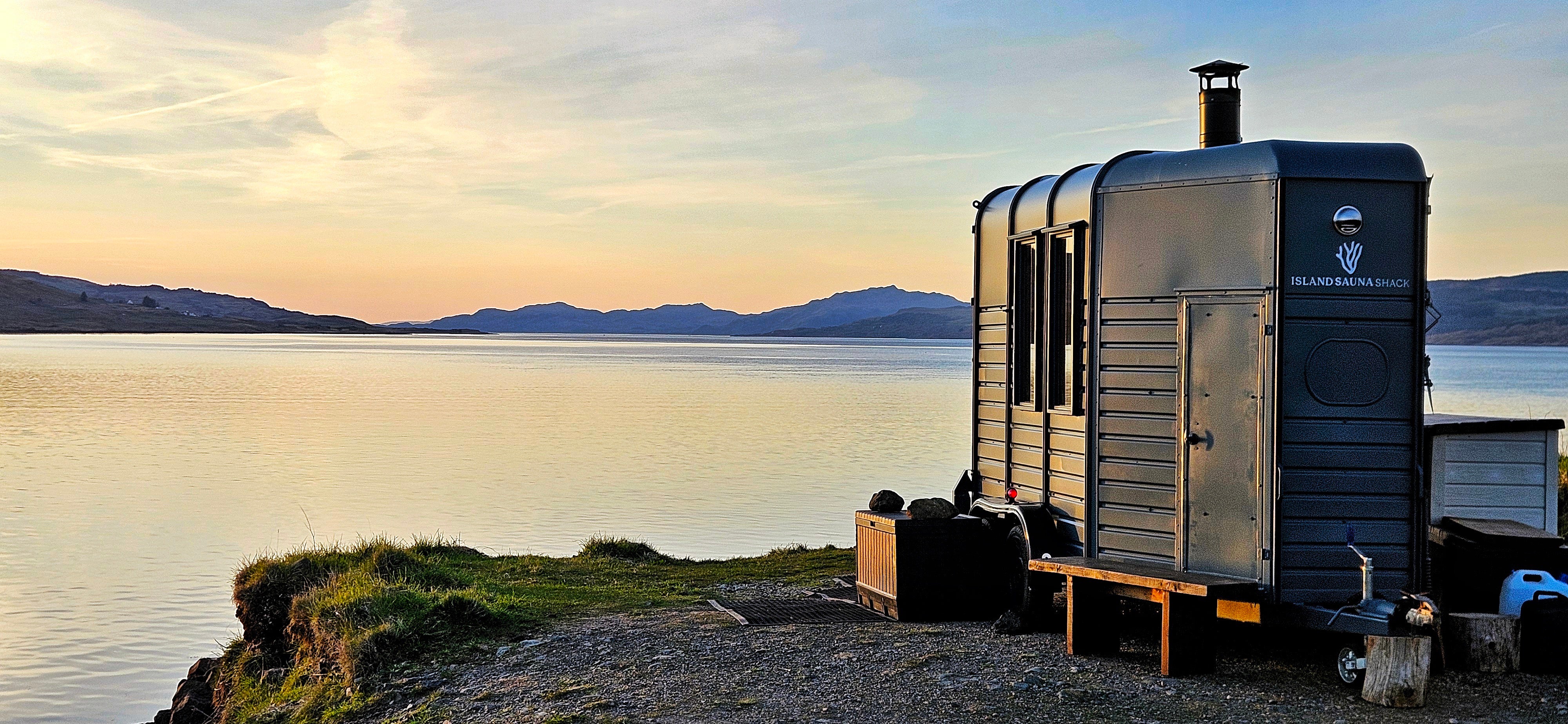 The Island Sauna Shack is found in Salen Bay