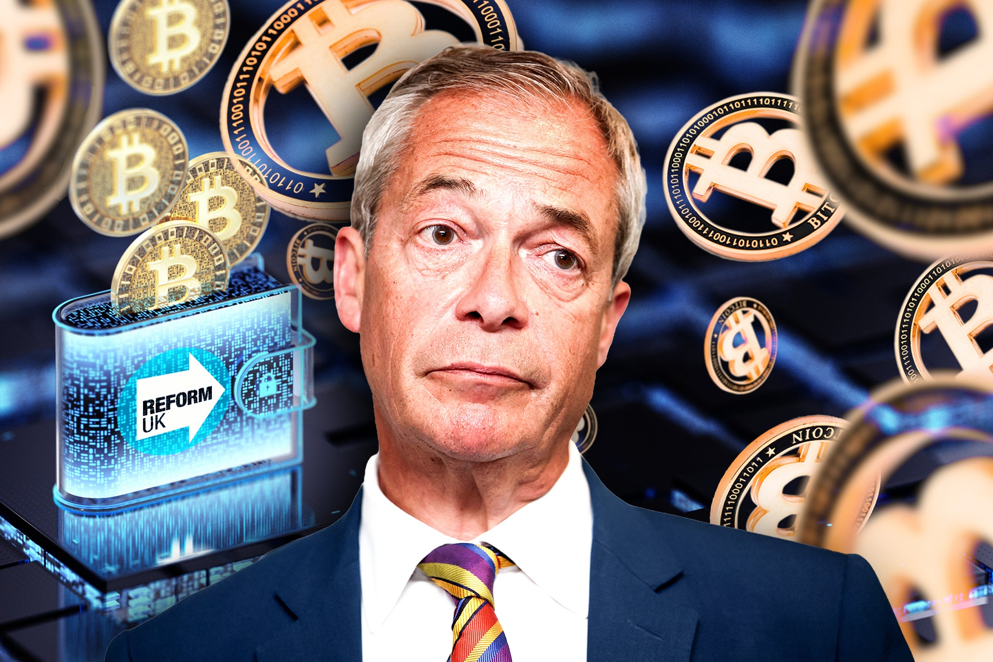 Revealed: Reform rakes in £20m in donations from crypto investors