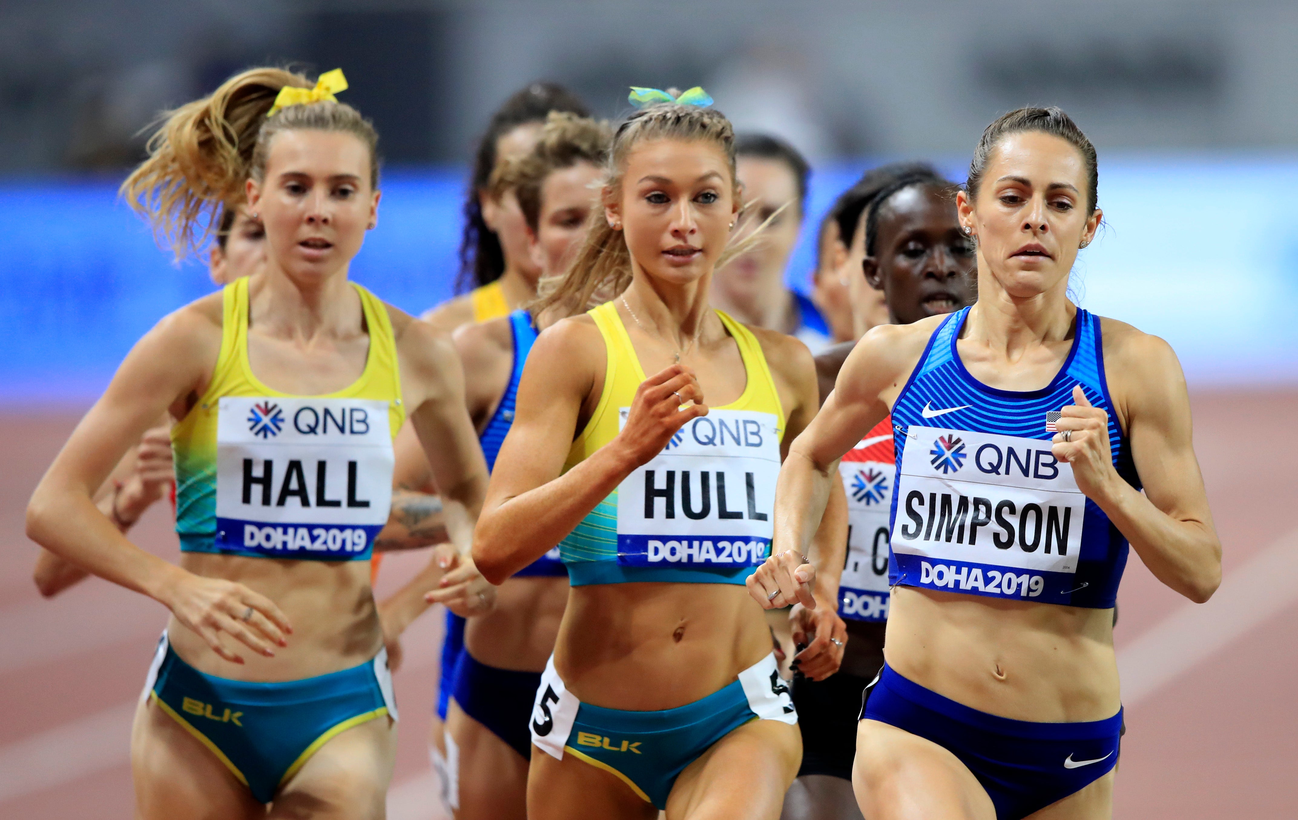 Simpson (right) retires as a world champion and Olympic medalist