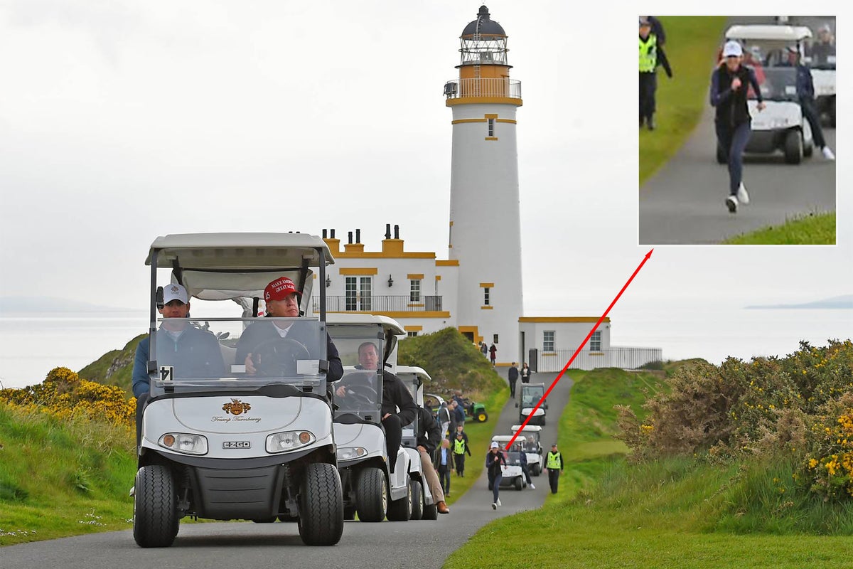 New photos show ‘Natalie Harp sprinting after Trump’s golf cart’ in 2023 New photos show ‘Natalie Harp sprinting after Trump’s golf cart’ in 2023