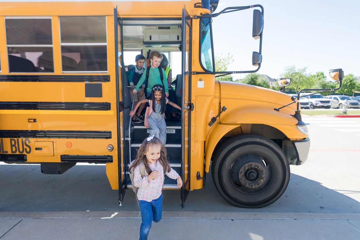The metal-bodied school bus originated in rural America through Georgia automobile dealer Albert Luce