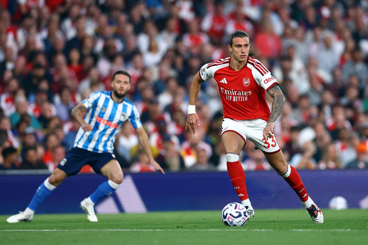 Arsenal vs Coventry LIVE: Christos Tzolis makes bright start on Gunners debut as Premier League returns