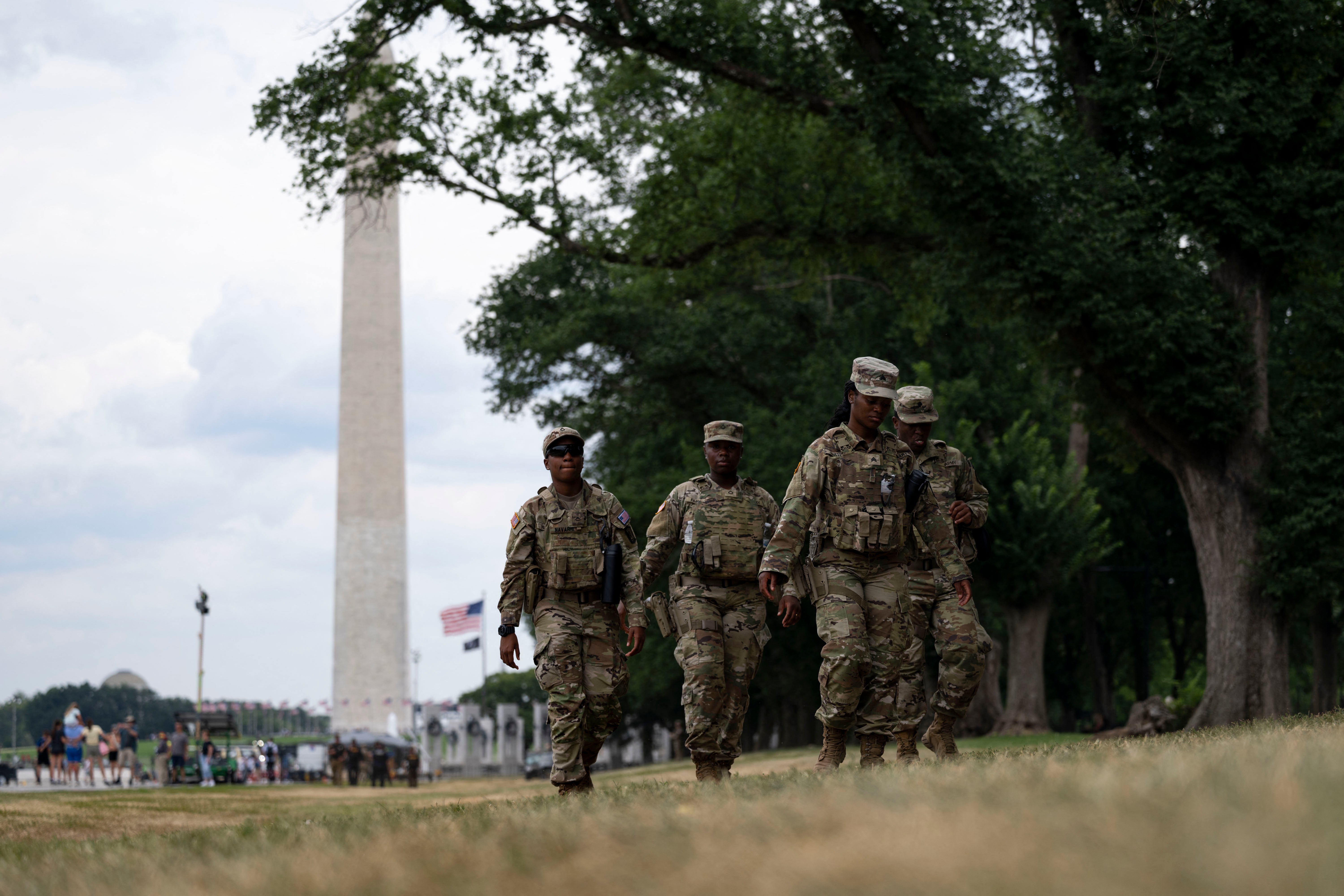 National Guard deployments in Washington DC have cost roughly $1.65 million a day