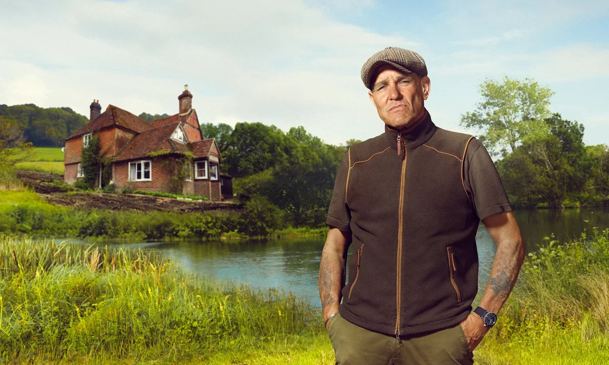 Vinnie Jones on his now-cancelled show (Discovery+)