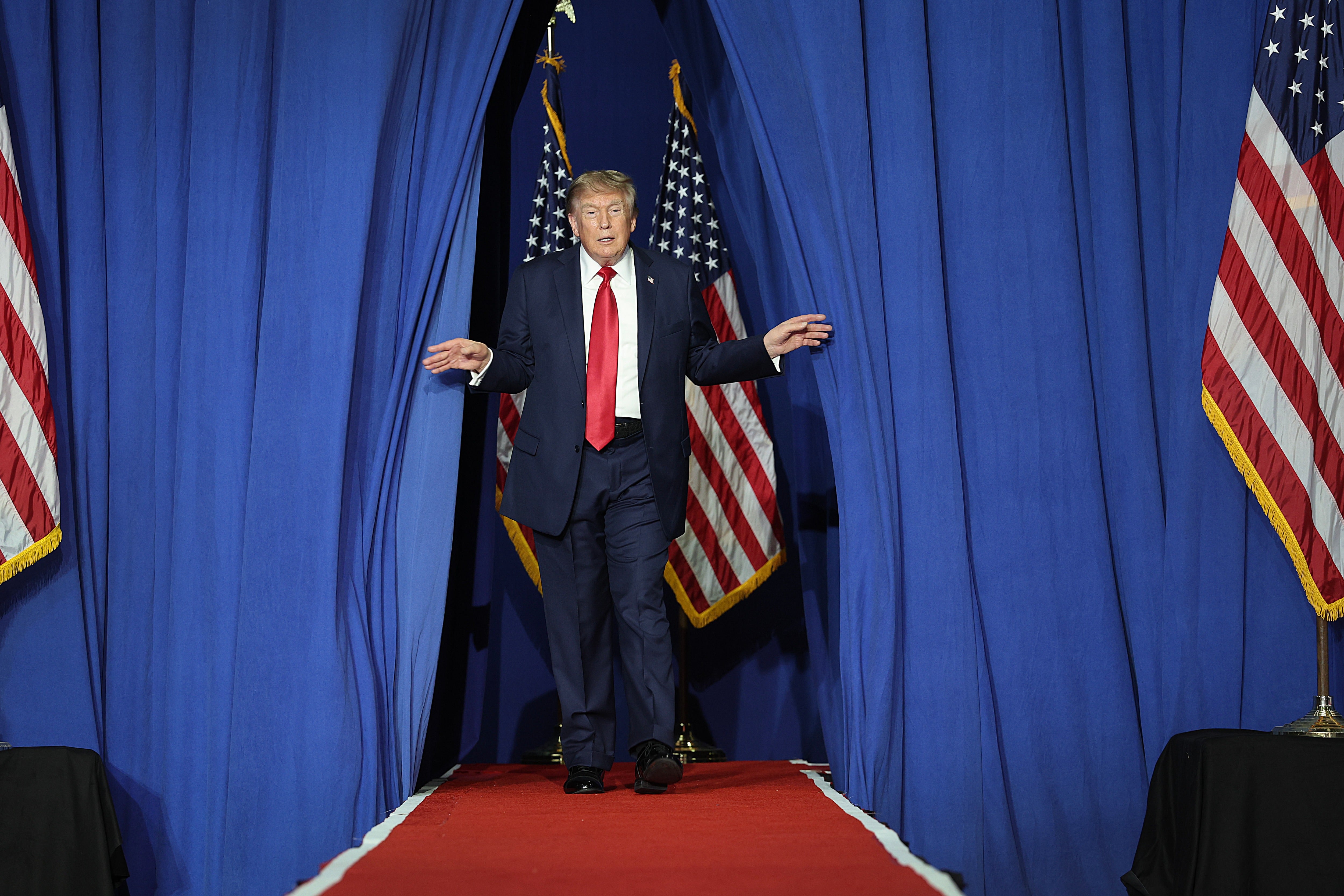 'You have to defeat the Dumocrats and elect Darline Graham,' Trump told the crowd gathered in Myrtle Beach on Friday