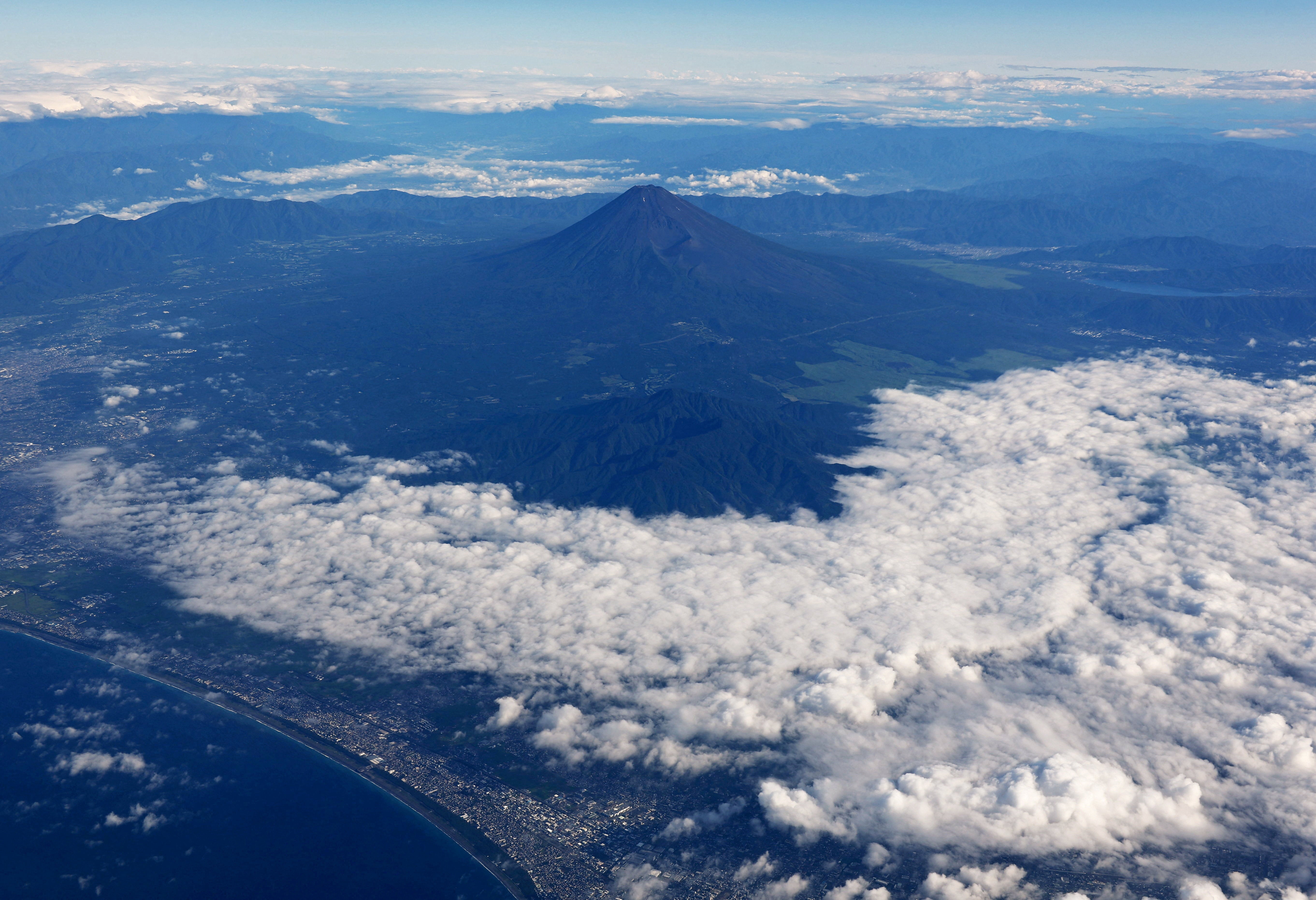 Mount Fuji is the highest peak in Japan
