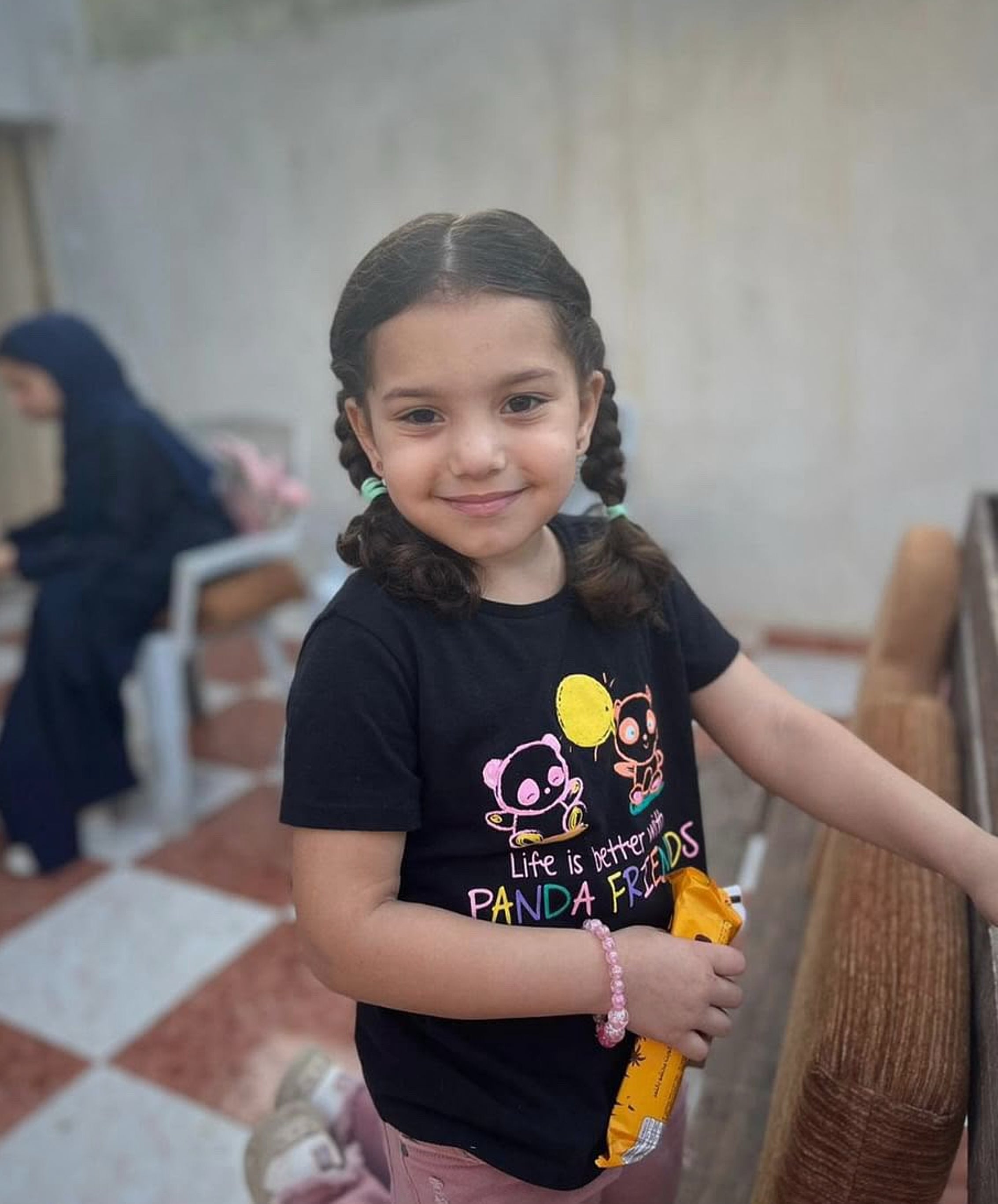 Hind Rajab who was killed in February 2024 alongside her family in Gaza.