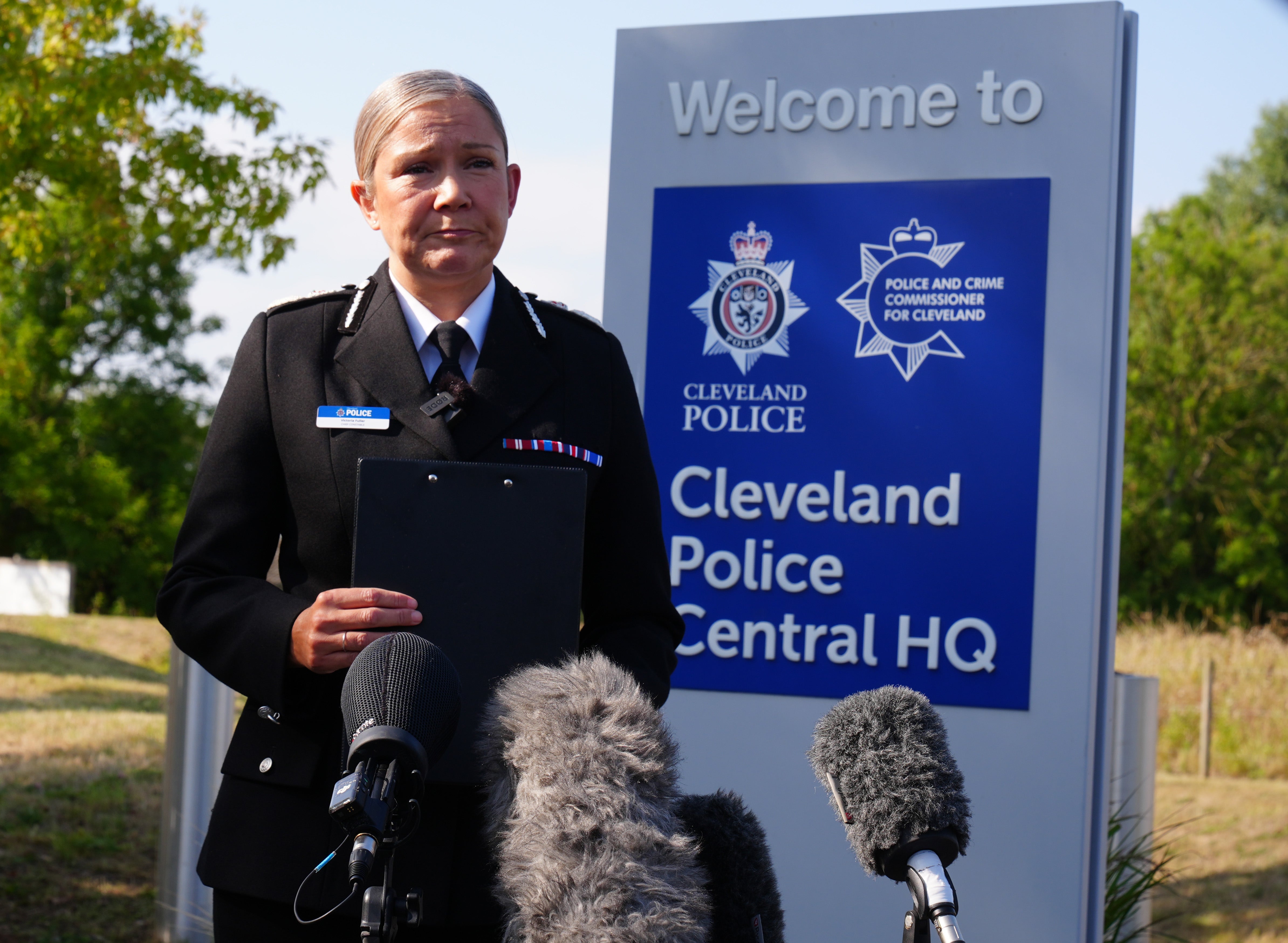 Chief constable Victoria Fuller paid tribute to the 'brave officers'