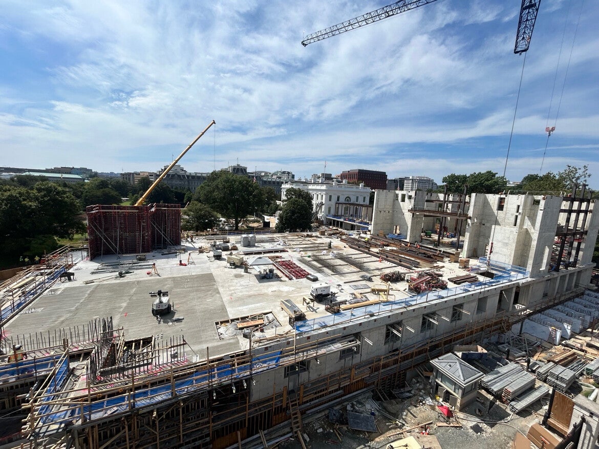 Donald Trump Shares Progress Update on Mar-a-Lago Ballroom Construction