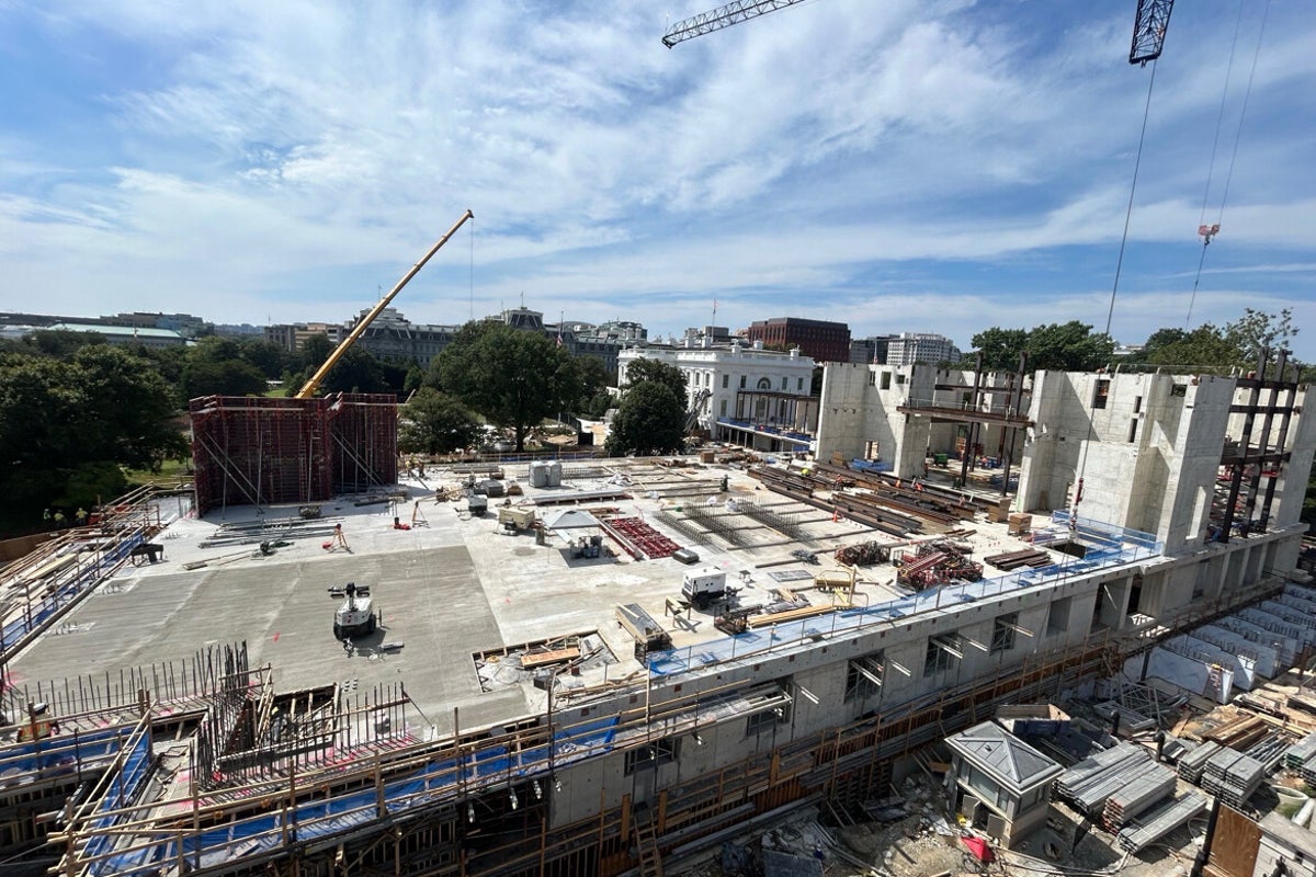 Donald Trump Shares Progress Update on Mar-a-Lago Ballroom Construction
