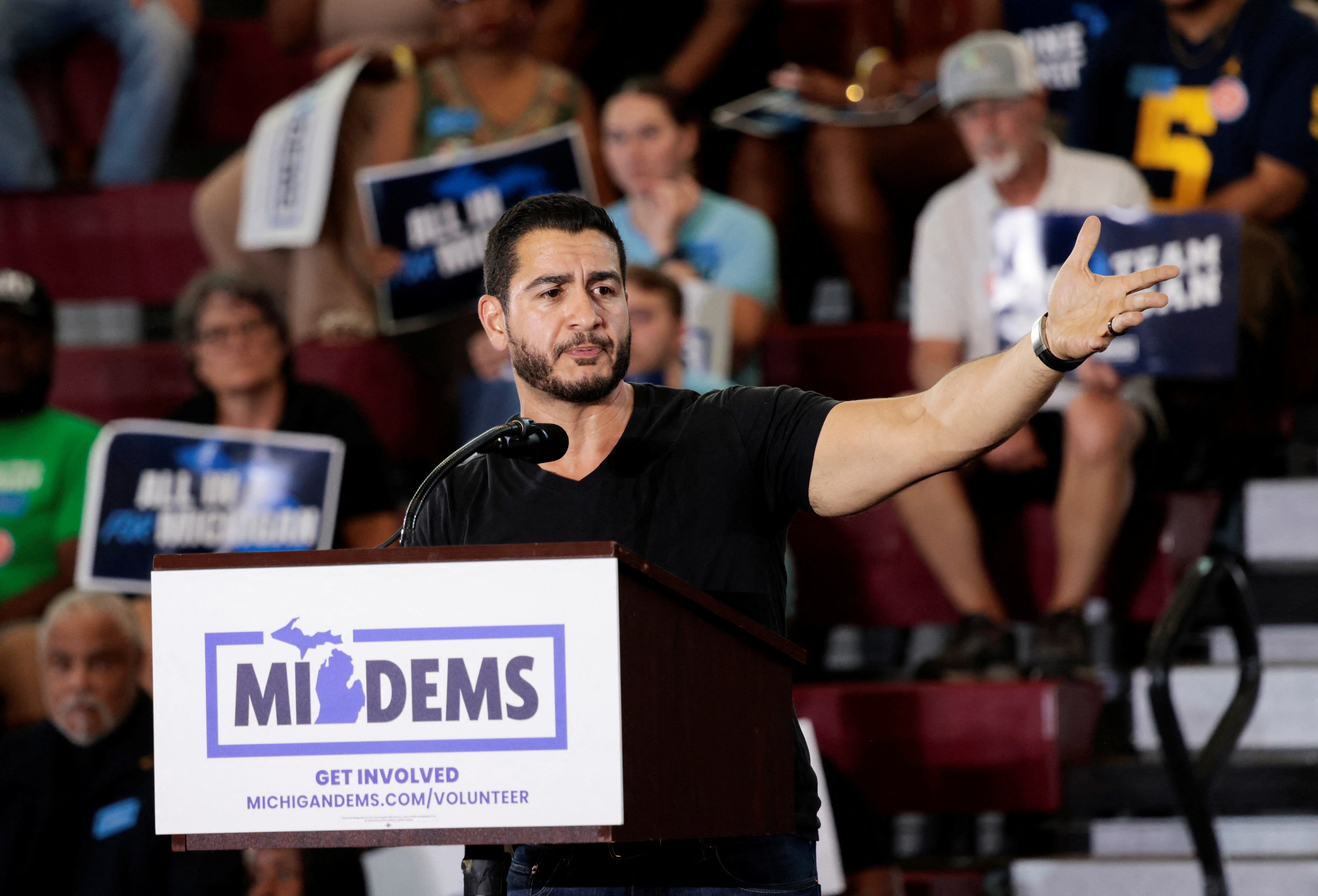 El-Sayed clinched the Democratic nomination earlier this month, and he will face off against Rogers, a Republican, in November